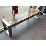 6' Metal Base Bench