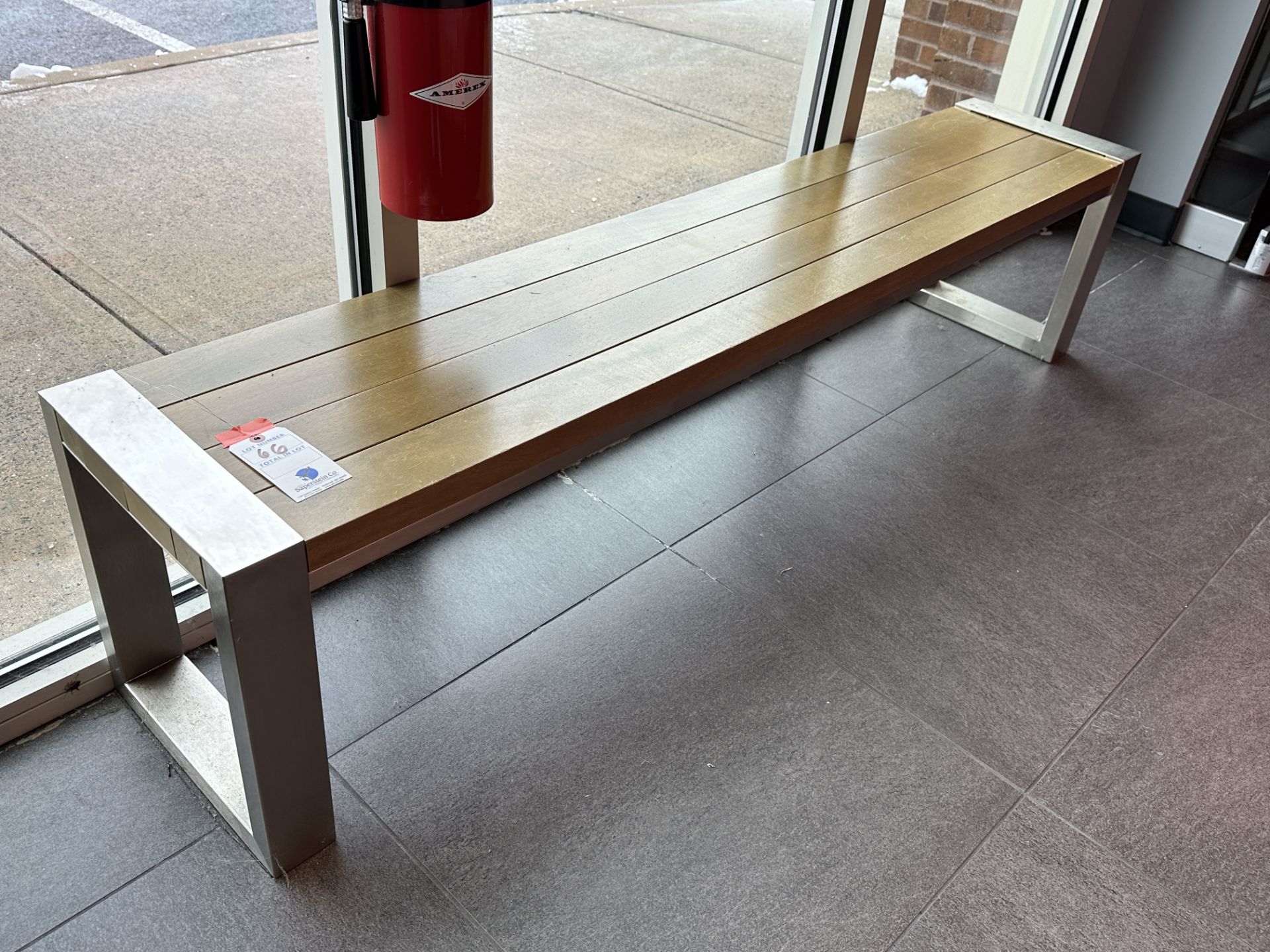 6' Metal Base Bench