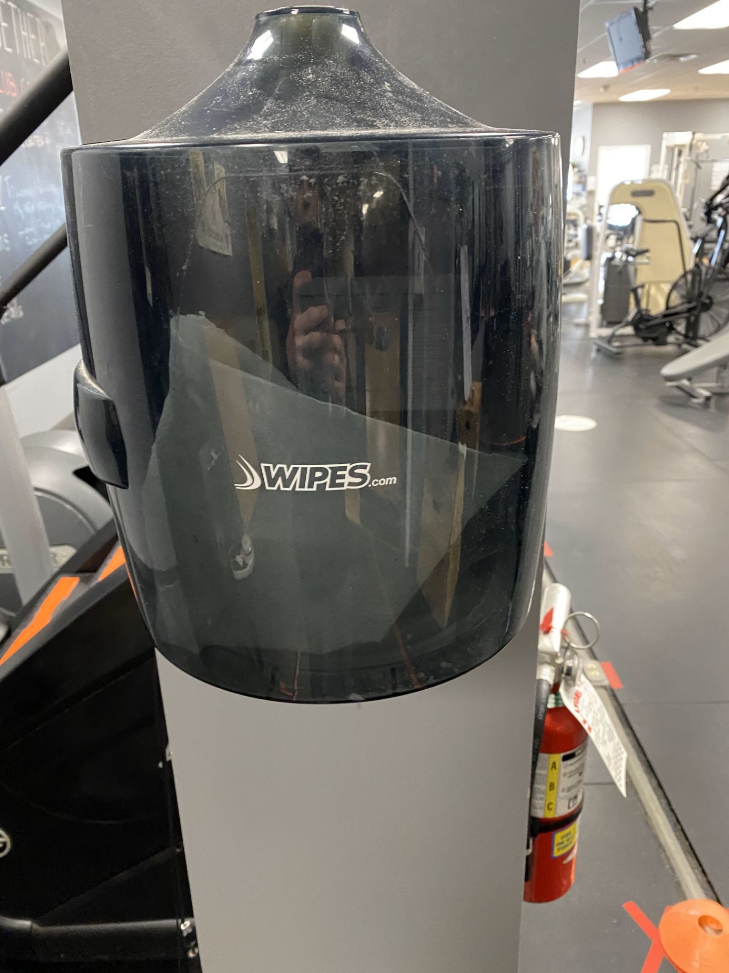 {LOT} Wipe Clean Dispensers On Gym Floor (NOT IN BATHROOMS)