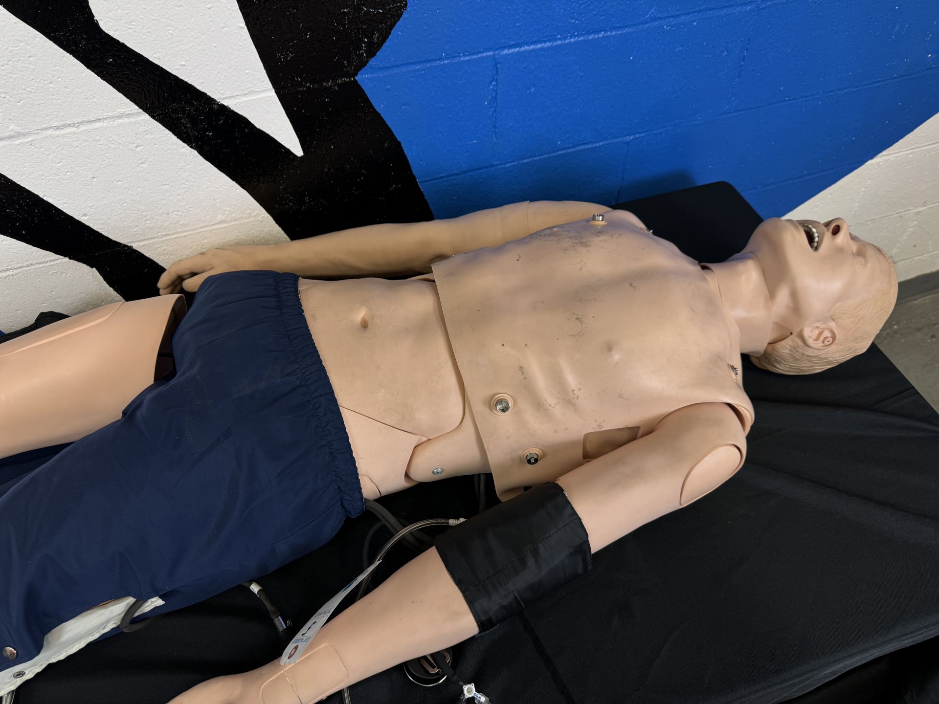 Adult Crisis Mannequin w/ CPR, Blood Pressure, and Pulse, Defibrillate Capable , EKG, Intubatable w/ - Image 4 of 4