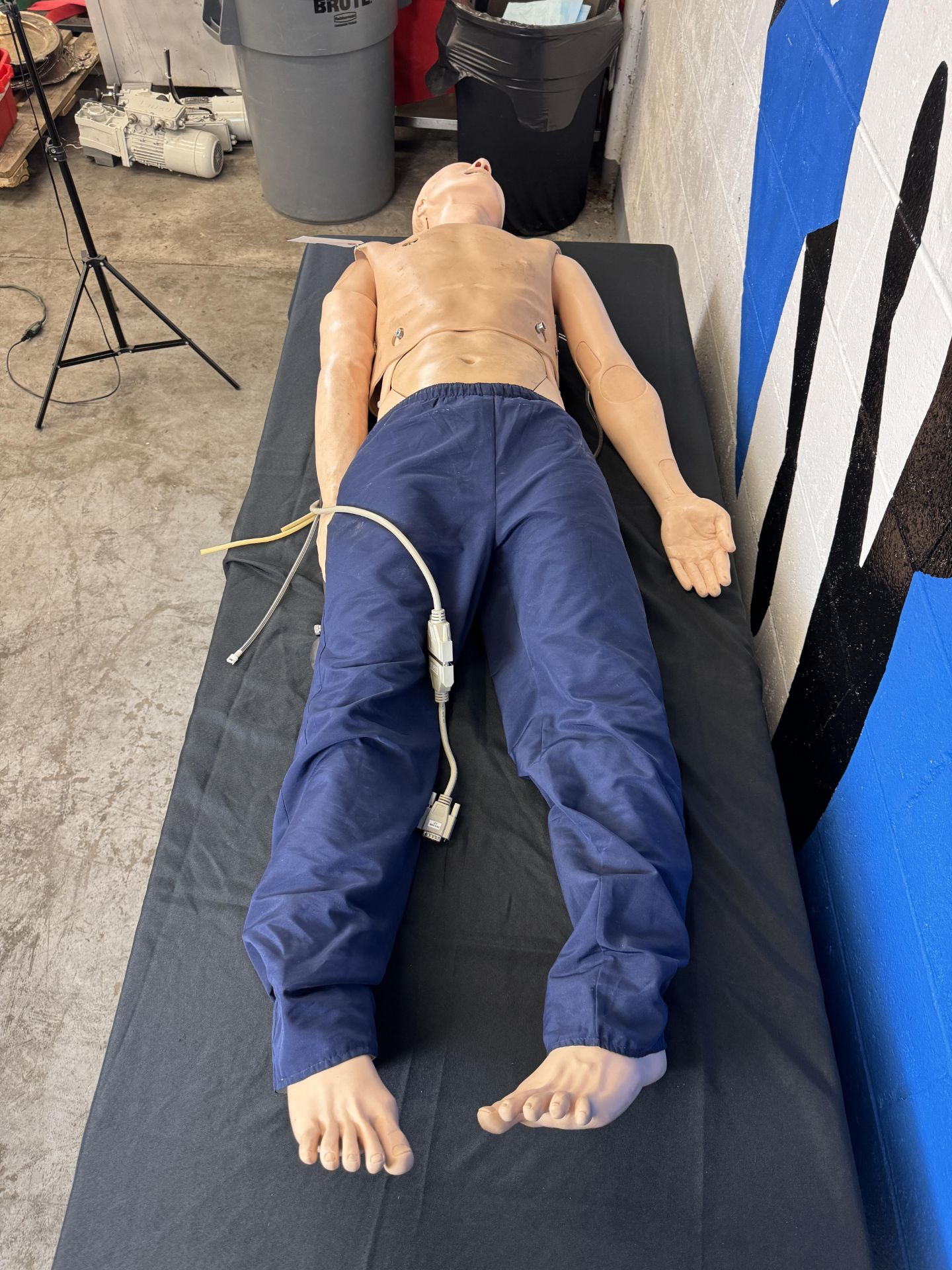 Adult Crisis Mannequin w/ CPR, Blood Pressure, and Pulse, Defibrillate Capable , EKG, Intubatable w/ - Image 3 of 4