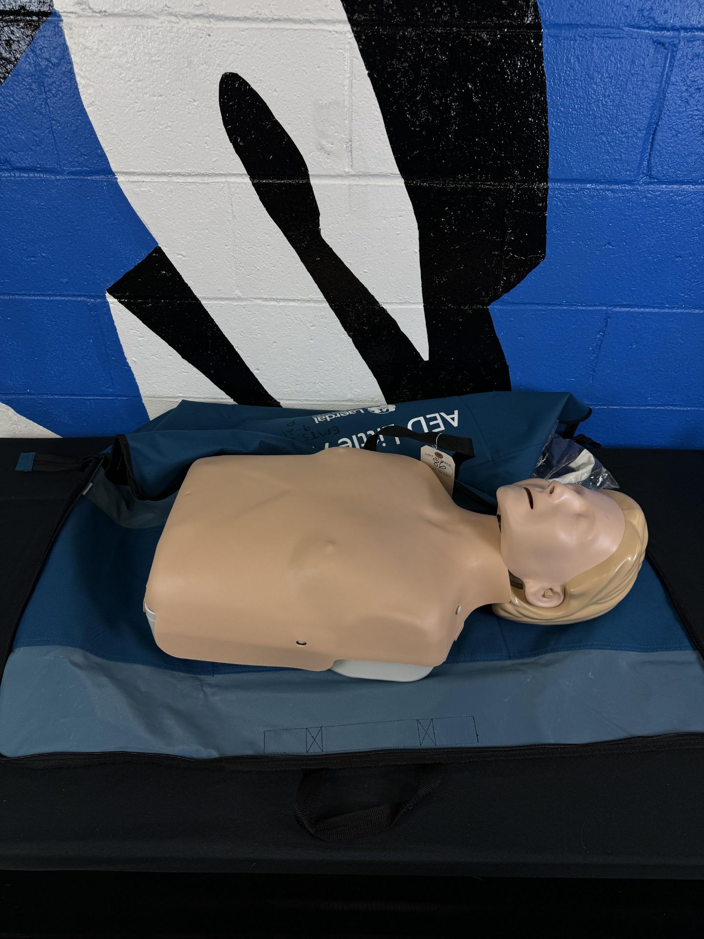 Laerdal AED Little Anne Crisis Torso Training Dummy w/ Carrying Case - Image 3 of 3