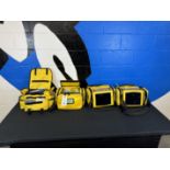 (Lot) Advanced Life Support EMT Training Kits C/O: 4 Bags, w/ Accessories and 3 iPad