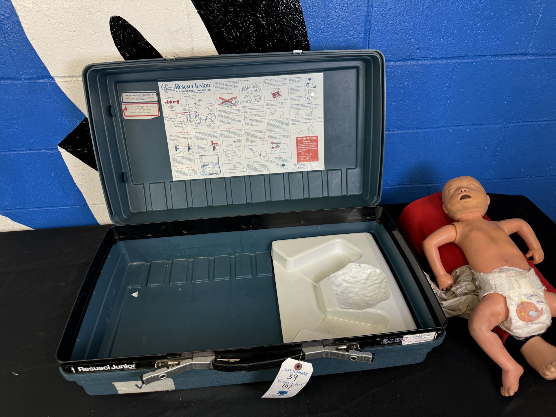 Pediatric and Infant CPR Crisis Dummy w/ Case