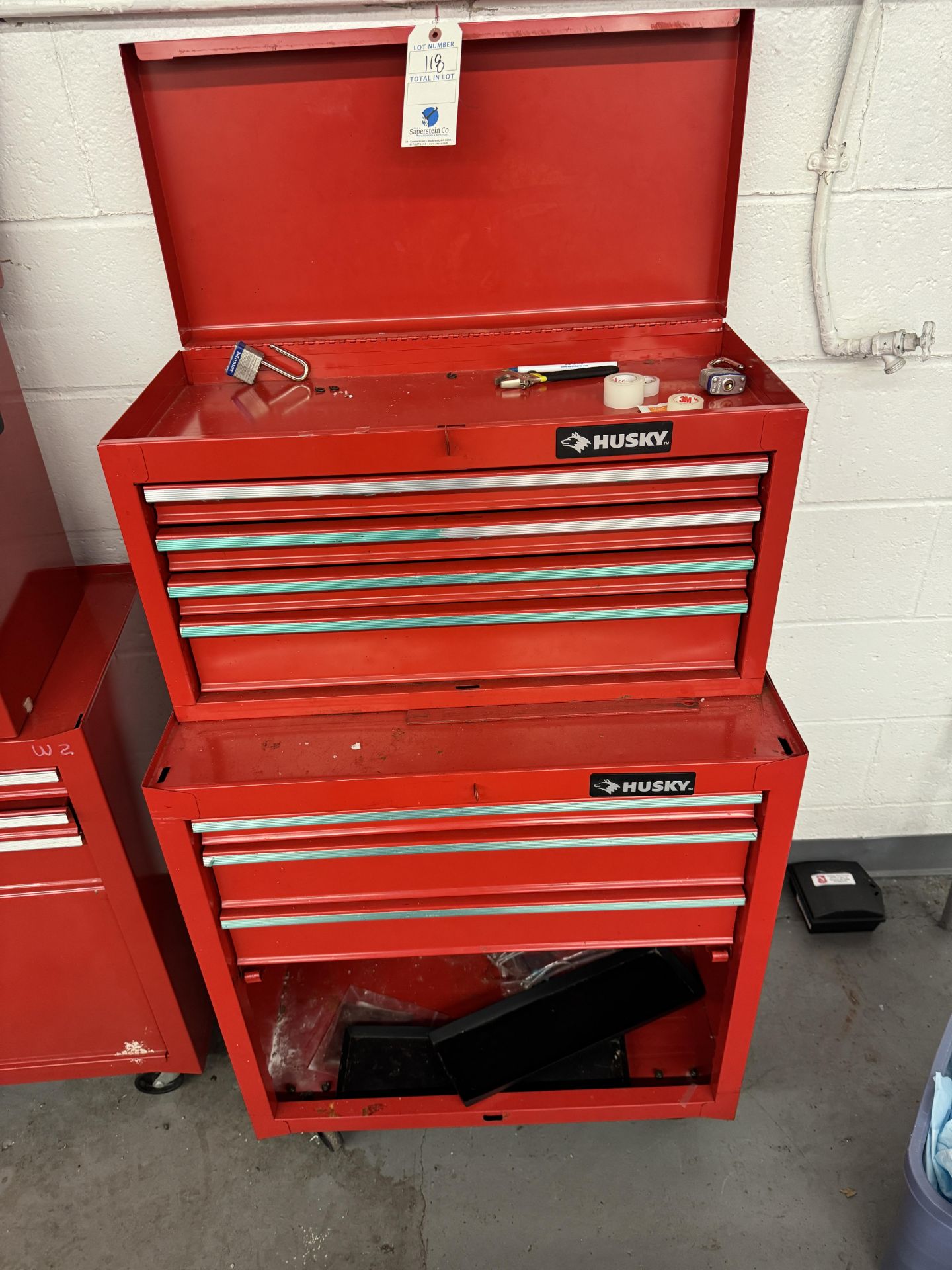 Husky Top and Bottom Portable Tool Box