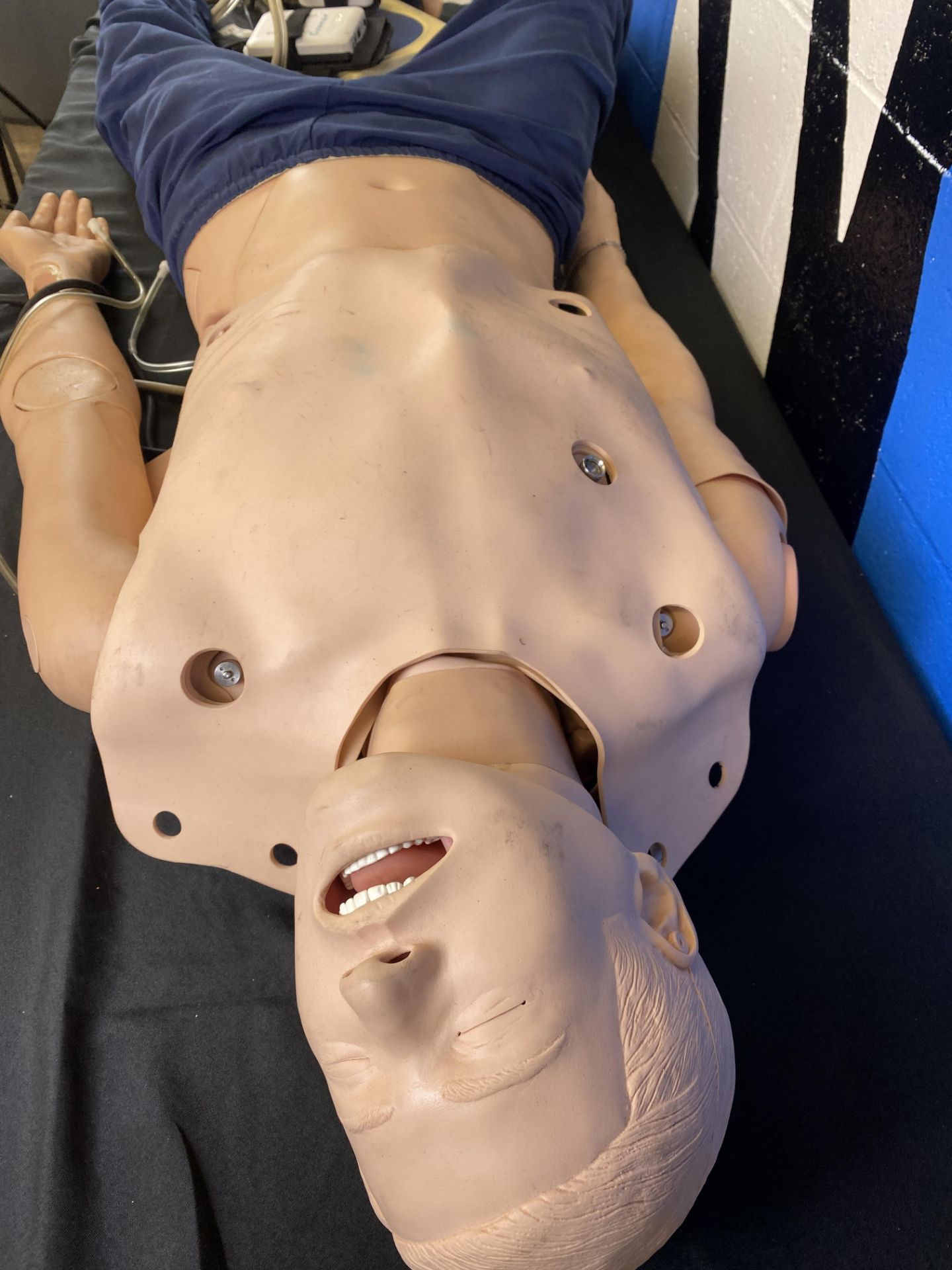 Adult Crisis Mannequin w/ CPR, Blood Pressure, and Pulse, Defibrillate Capable , EKG, Intubatable w/ - Image 7 of 8