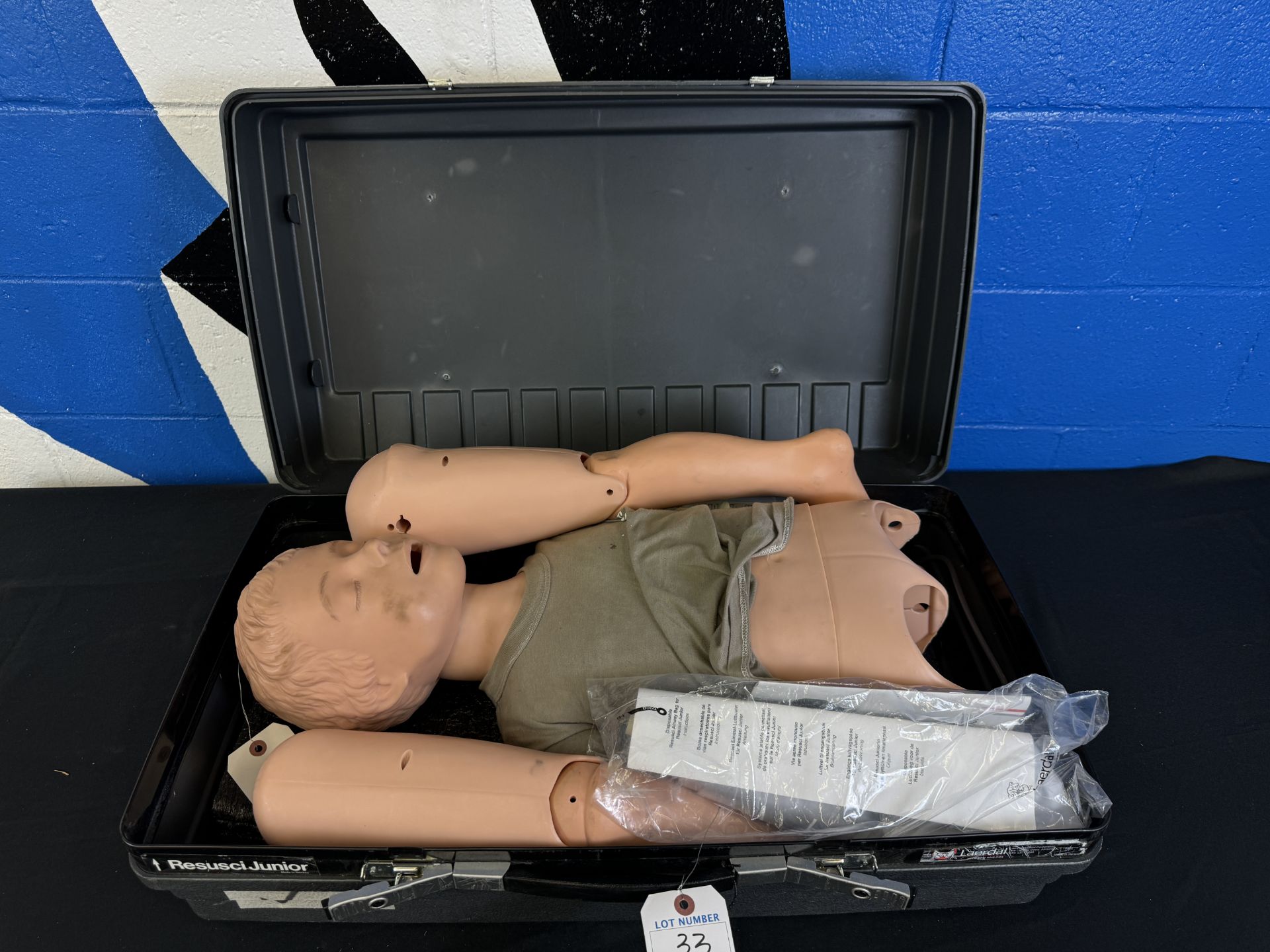 Laerdal Resusci Junior Youth Upper Torso CPR Dummy w/ Case