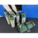 Oxygen Cylinders w/ 1 Carrying Case