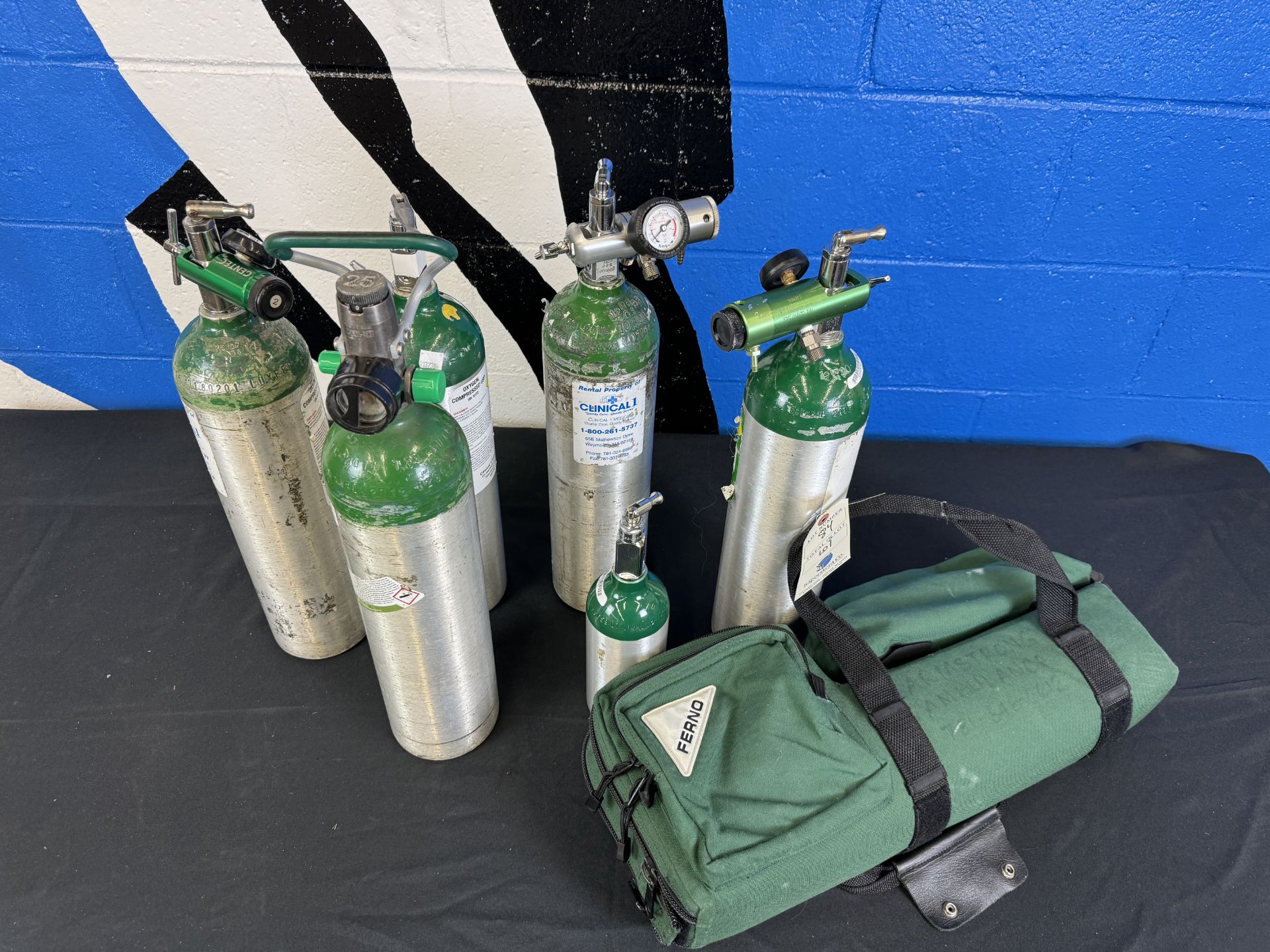 Oxygen Cylinders w/ 1 Carrying Case