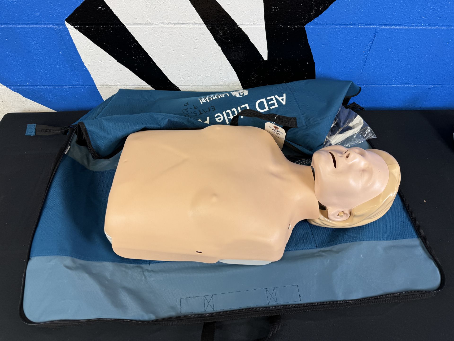 Laerdal AED Little Anne Crisis Torso Training Dummy w/ Carrying Case - Image 2 of 3