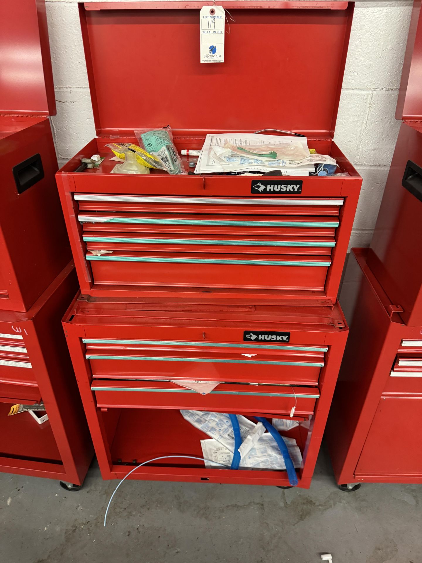 Husky Top and Bottom Portable Tool Box