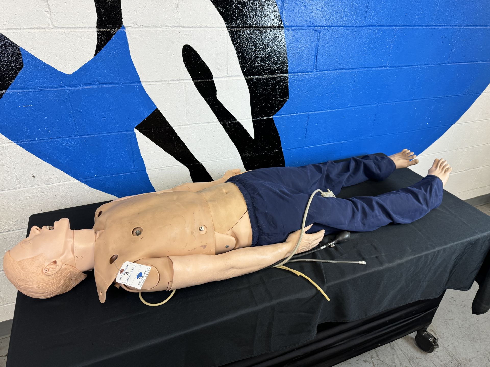 Adult Crisis Mannequin w/ CPR, Blood Pressure, and Pulse, Defibrillate Capable , EKG, Intubatable w/ - Image 2 of 4