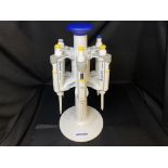 Eppendorf Pipette Carousel w/ 6 Research Plus Pipettes, 2.5uL 10uL, 20uL ,100uL, 200uL,1000uL