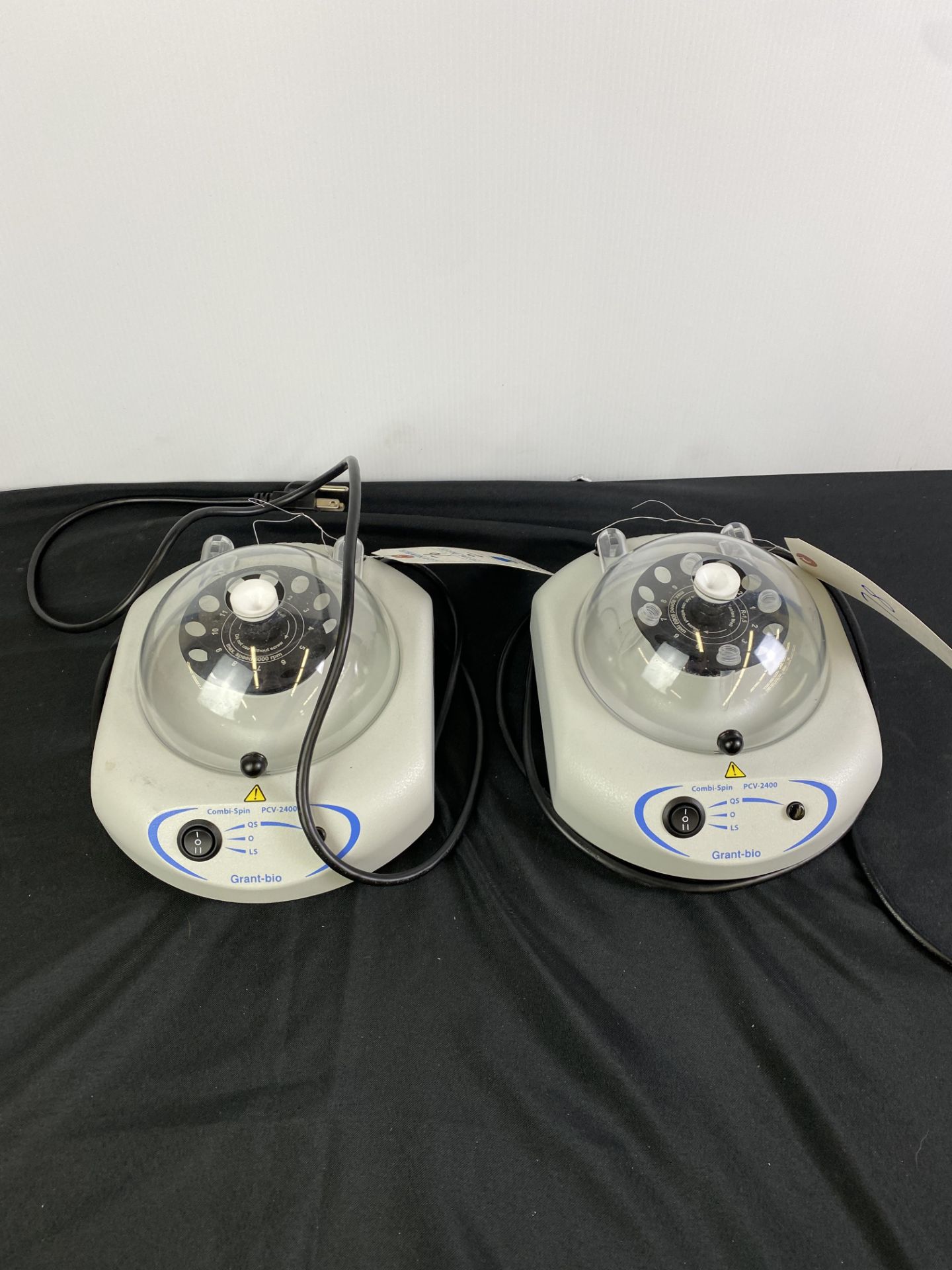 (2) Grant Bio #PCV2400L Combi Spin Centrifuge Vortex Mixers