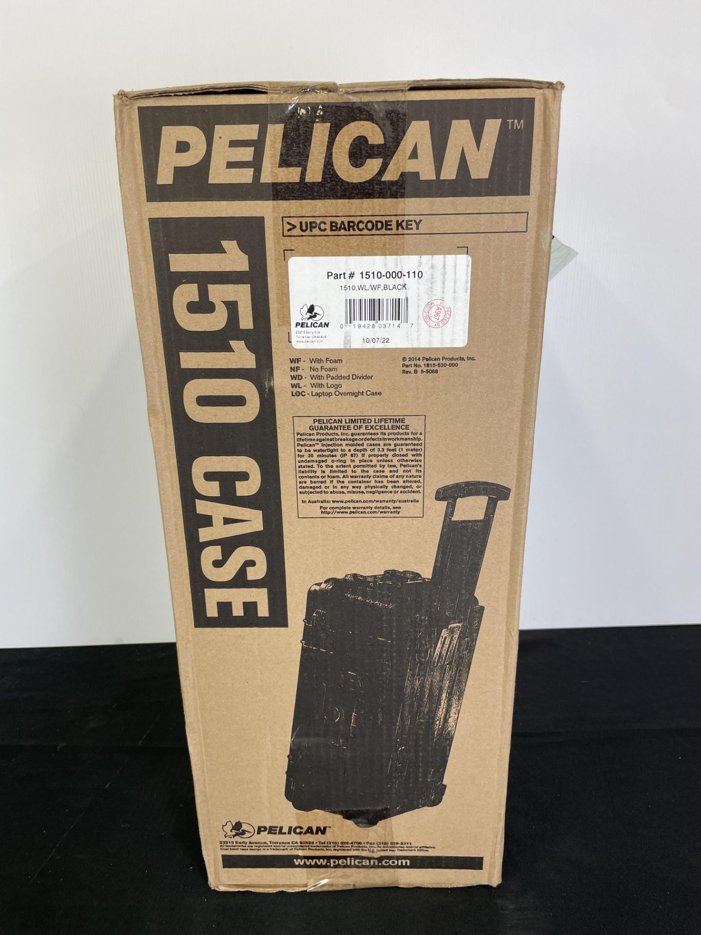 Pelican #1510 Protective Case( NIB) - Image 2 of 2