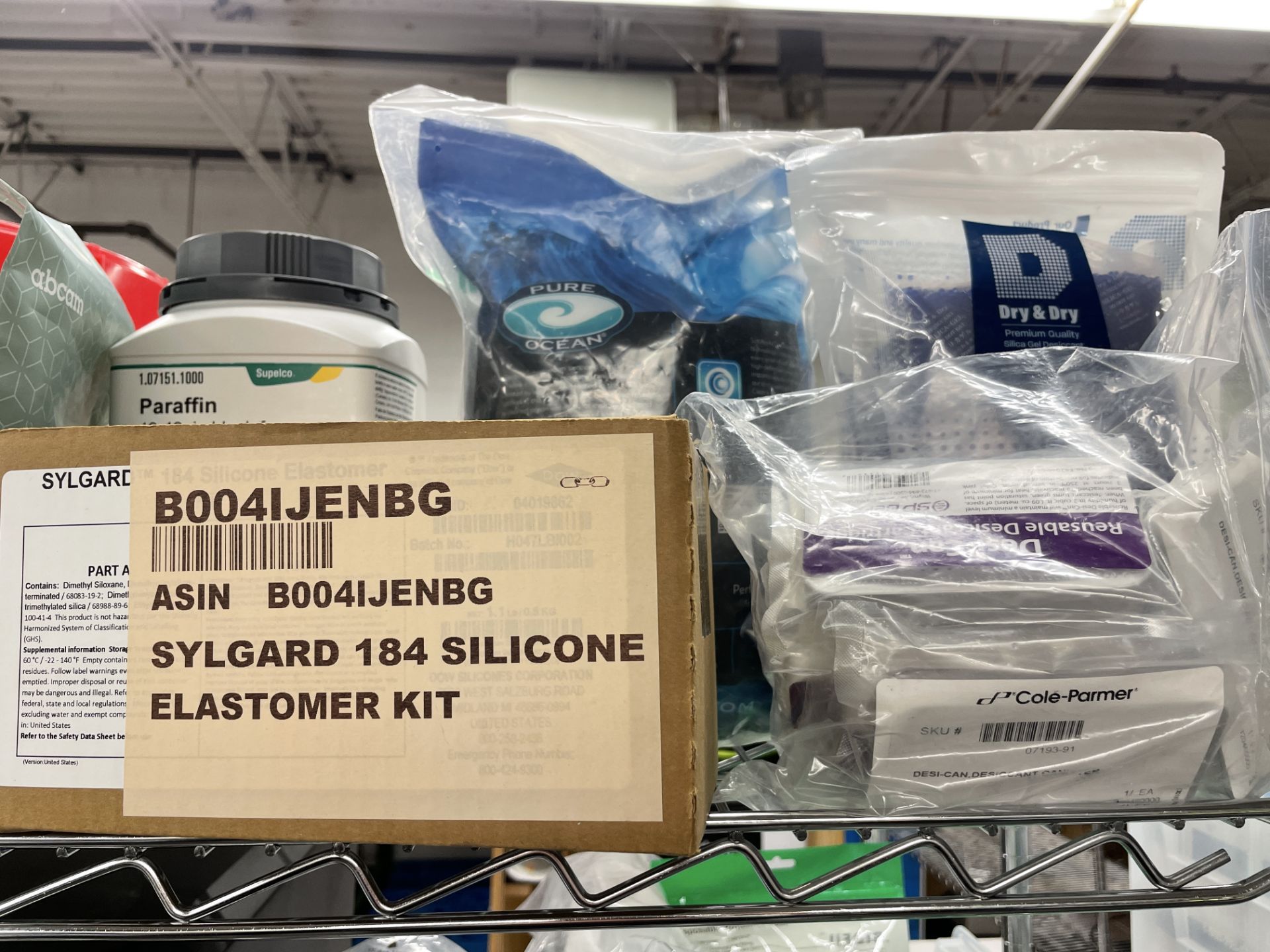 {LOT} Asst Lab Consumables on 1 Section of Erecta Shelving (Shelving Not Included) - Image 8 of 18