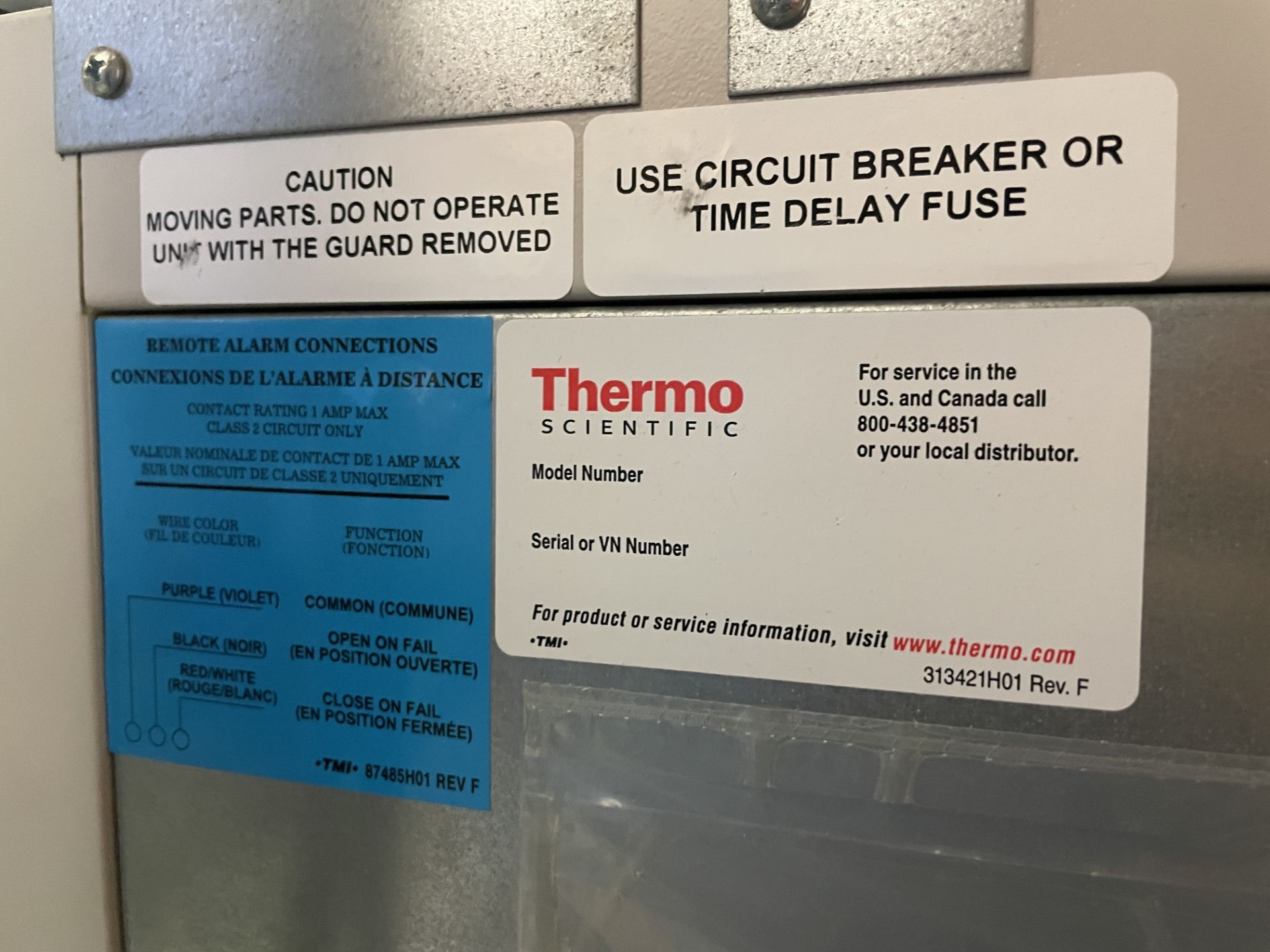 Thermo Scientific Single Glass Door Top Mounted Reach In Portable Refrigerator #REC2304A w/ - Image 2 of 2