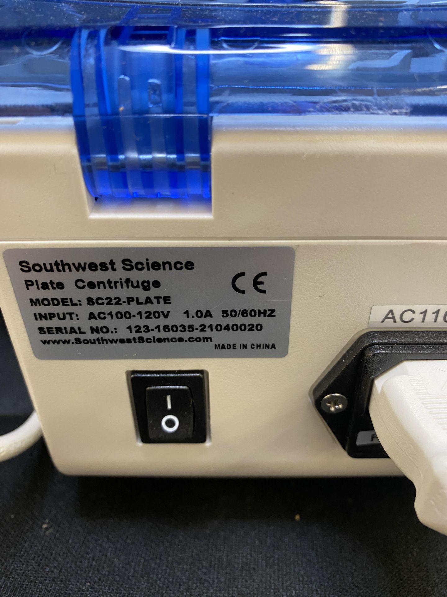 Southwest Science #3C22 Plate Centrifuge - Image 3 of 3