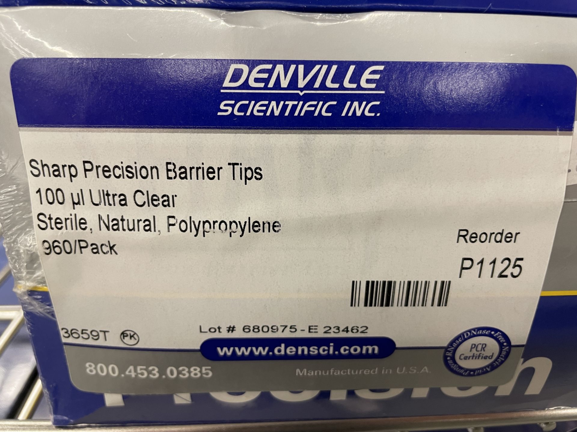 (3) NIB Denville Sharp Precision Barrier Tips