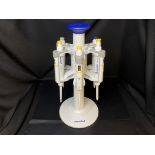 Eppendorf Pipette Carousel w/ 6 Research Plus Pipettes, 2.5uL 10uL, 20uL ,100uL, 200uL,1000uL