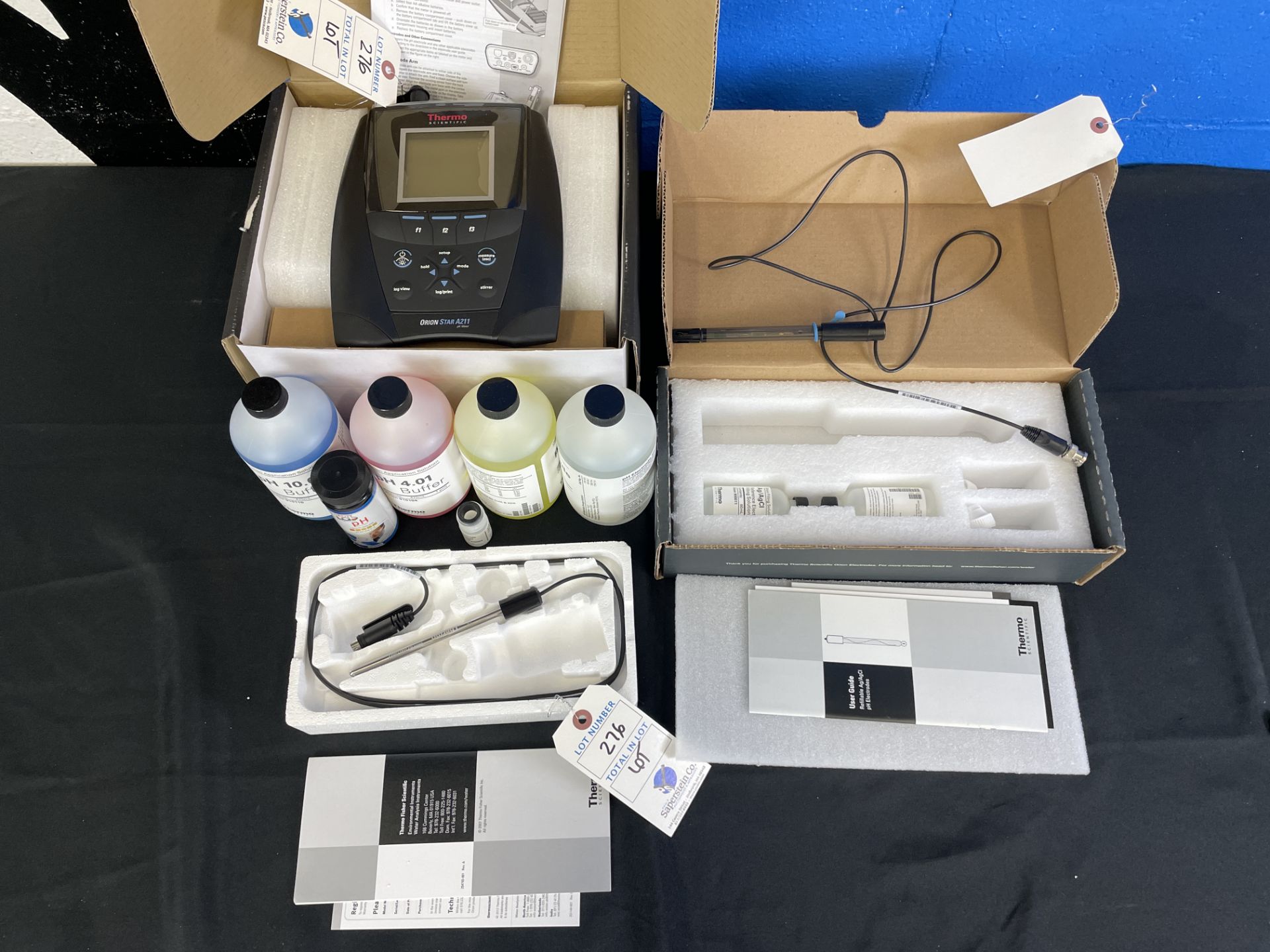 NIB Thermo Scientific #OrionStar A211 PH Meter w/ Epoxy Body Electrode and 8 Pin Probe - Image 5 of 5