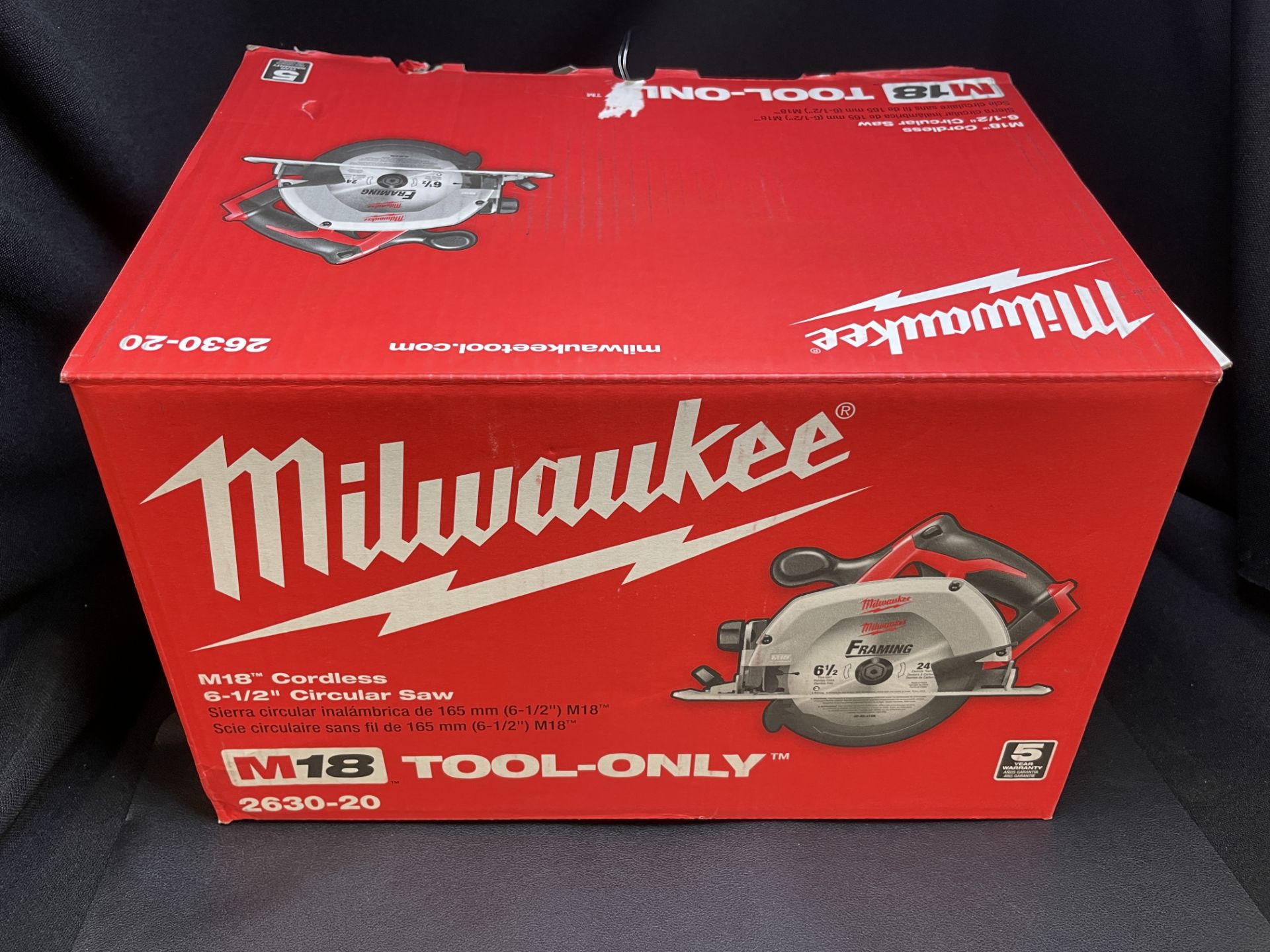 NIB Milwaukee #2630-20 M18 Cordless 6.5" Circular Saw. (NO Battery No Charger)