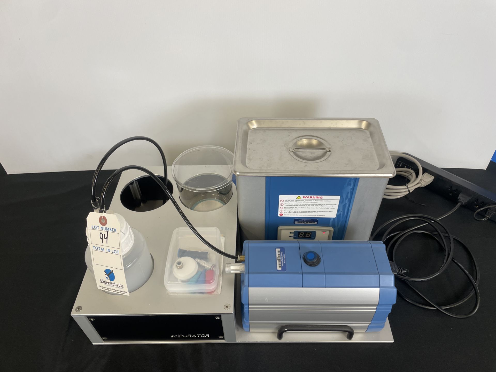 VWR Ultrasonic Cleaner w/ SCI Purator Pump and Filter System #97403-964 - Image 2 of 4