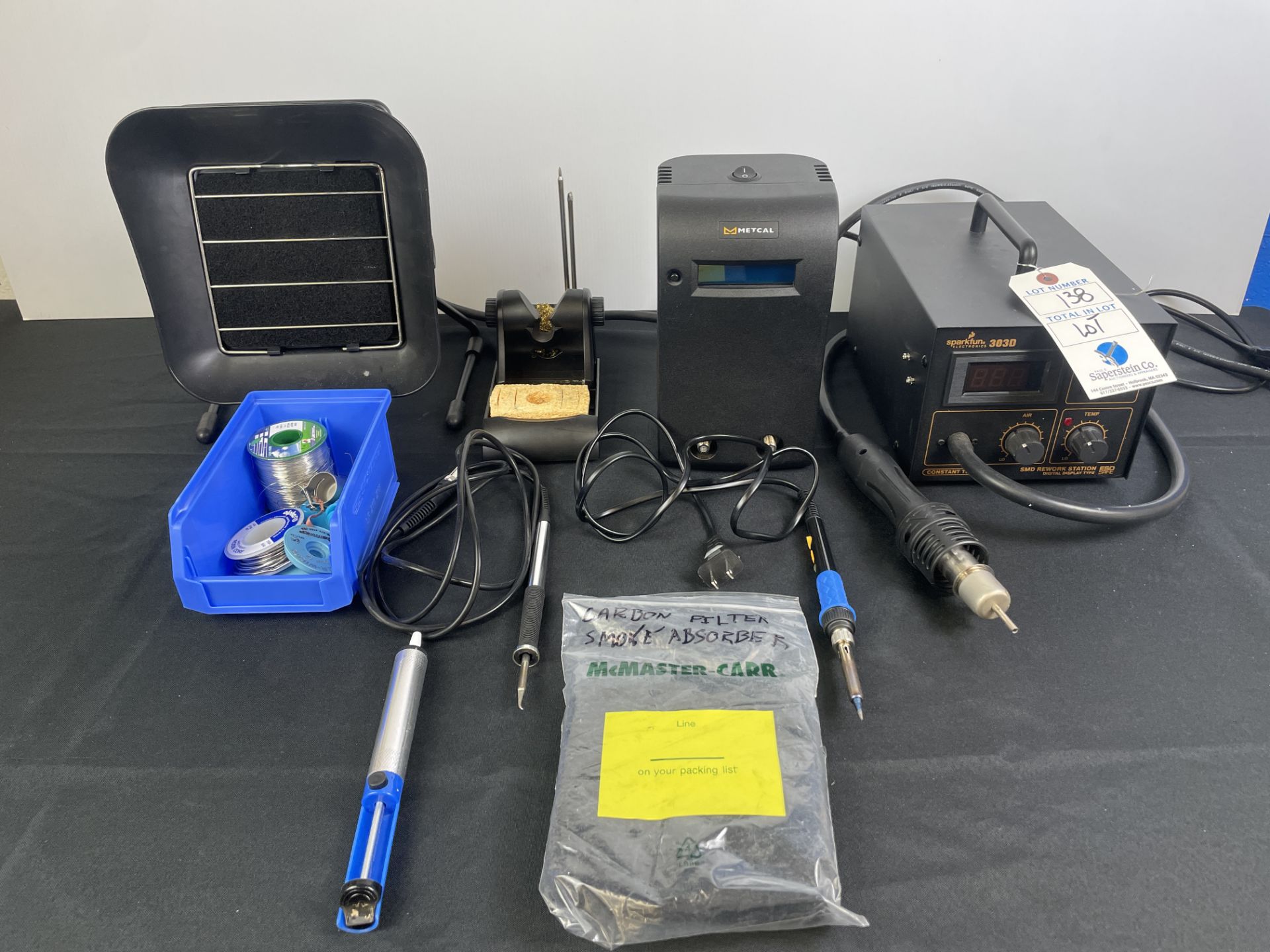 {LOT} Metcal & Sparkfun Soldering Stations w/Ventfan - Image 3 of 10