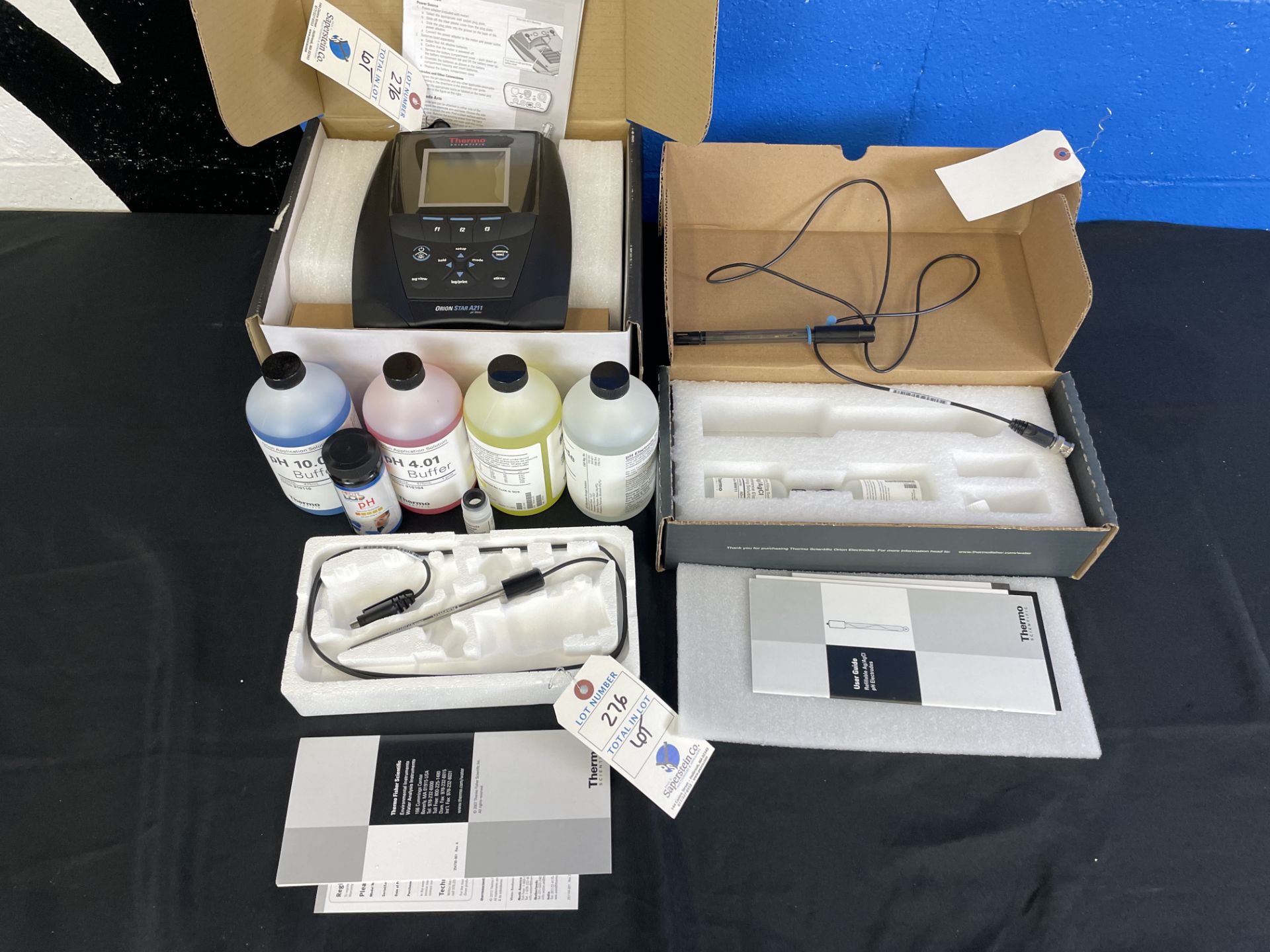 NIB Thermo Scientific #OrionStar A211 PH Meter w/ Epoxy Body Electrode and 8 Pin Probe