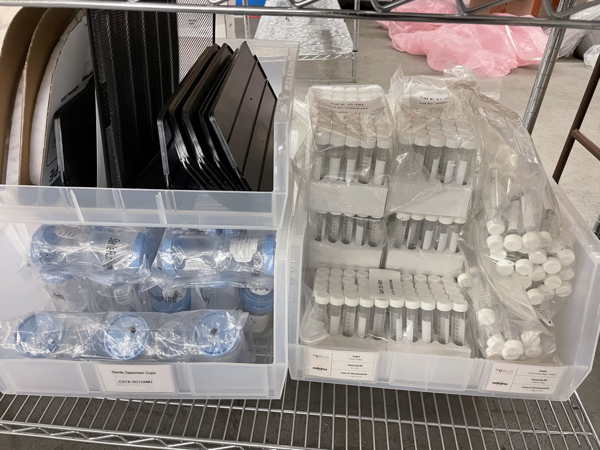 {LOT} Asst Lab Consumables on 1 Section of Erecta Shelving (Shelving Not Included) - Image 11 of 12