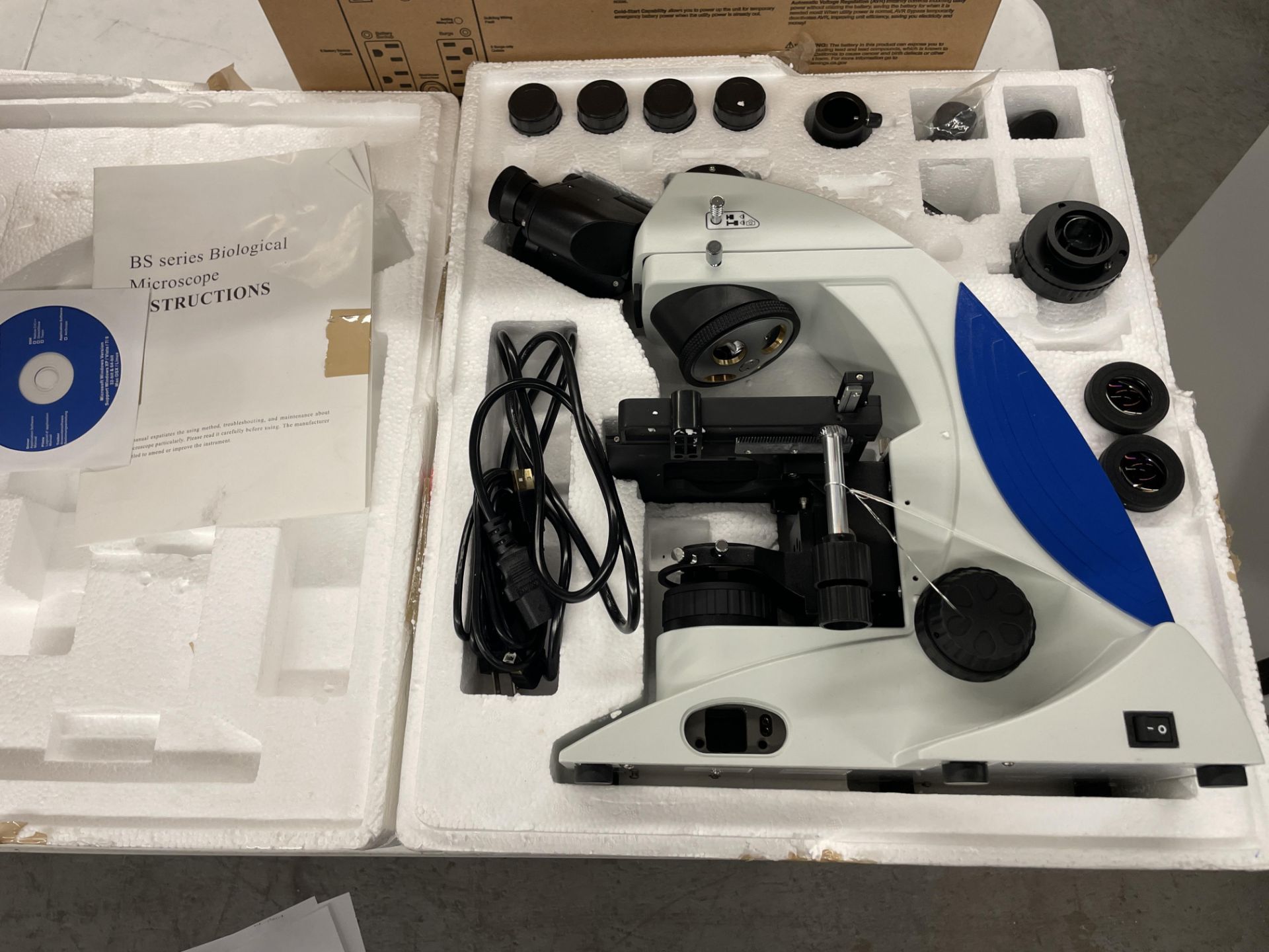 BS Series Biological Microscope w/ Manual and Software