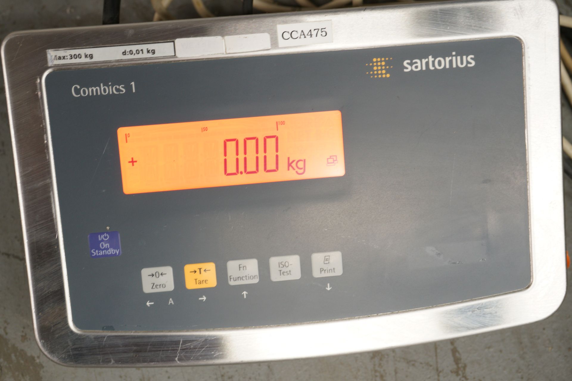 Sartorius Combics1 300Kg Capacity SS Platform Scale w/ Remote Read Out w/ Software - Image 2 of 5