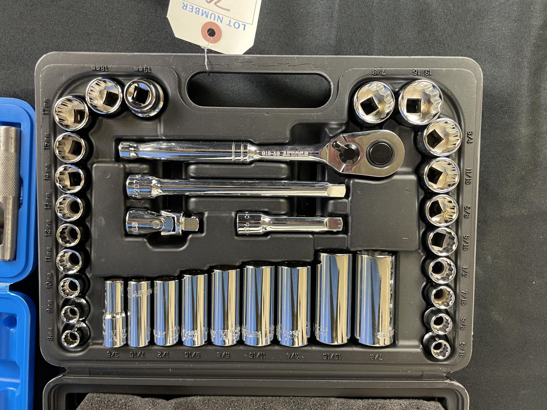 {LOT} Mayagy Pro #PL330CM Holo Punch Set and Stanley Metric SAP Socket Set w/ Case - Image 2 of 5