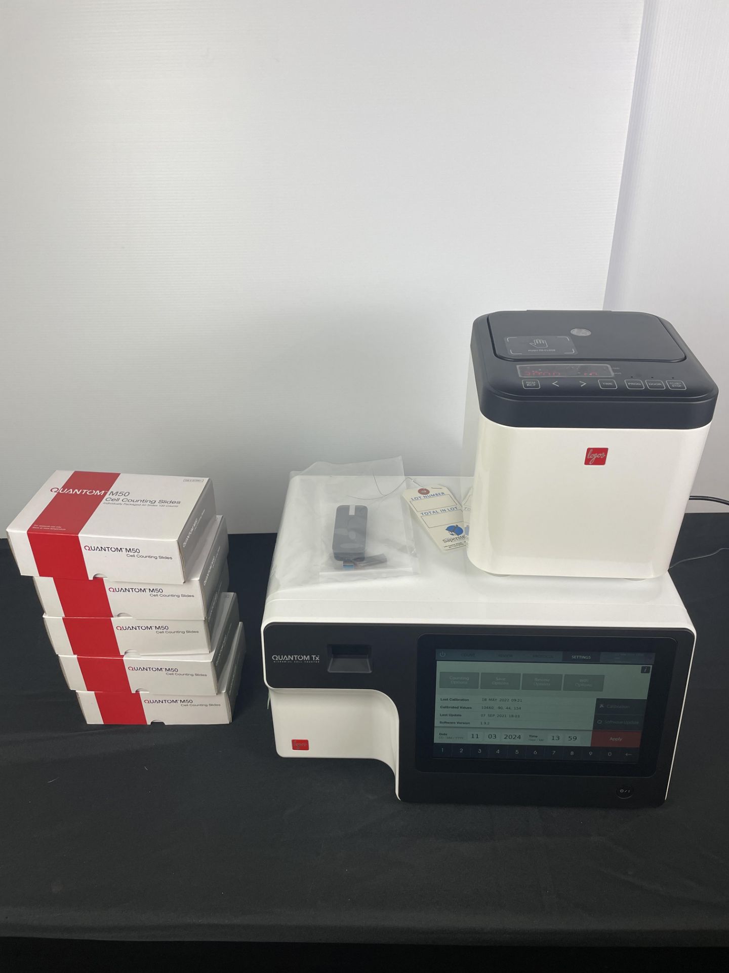 2021 Logos Biosystems QUANTOM Tx Microbial Cell Counter 12V DC, 3.3Amp S/N: QTX-02-00013 w/Quantom - Image 10 of 19