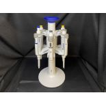 Eppendorf Pipette Carousel w/ 6 Research Plus Pipettes, 2.5uL 10uL, 20uL ,100uL, 200uL,1000uL