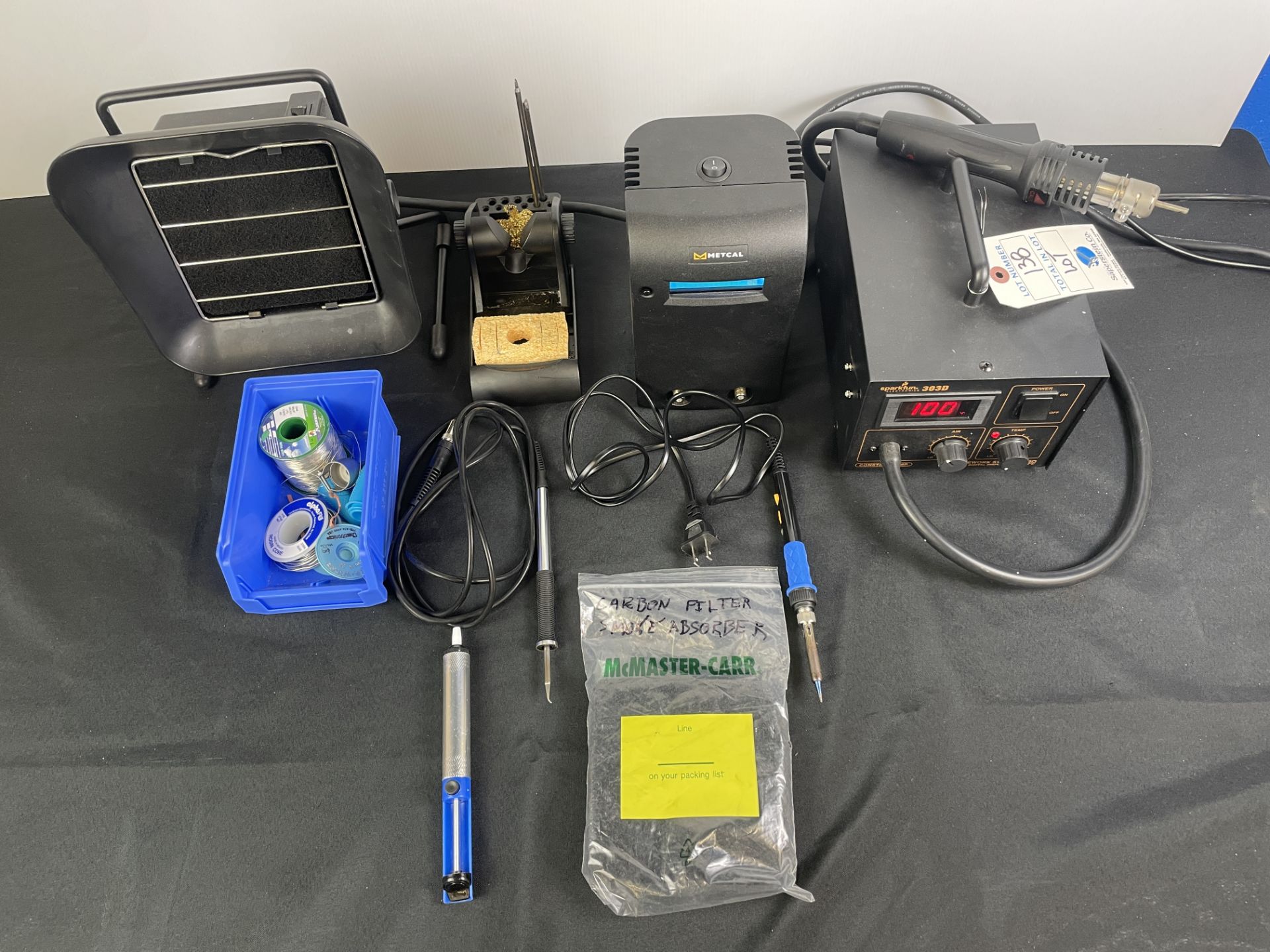 {LOT} Metcal & Sparkfun Soldering Stations w/Ventfan - Image 10 of 10