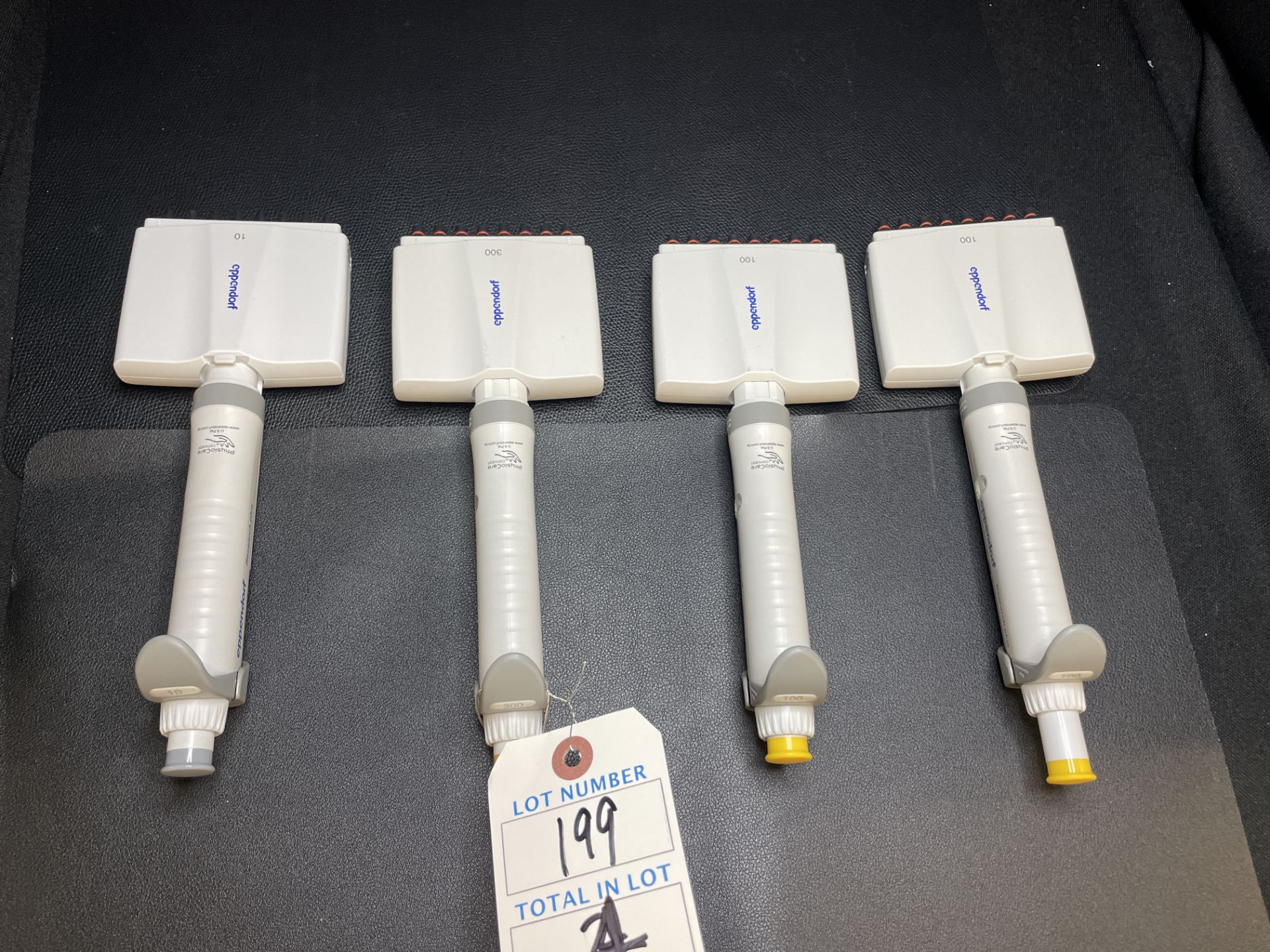 (4) Eppendorf Multi Head Pipettes, 10, 300,(2)100 - Image 3 of 7