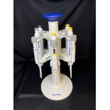 Eppendorf Pipette Carousel w/ 6 Research Plus Pipettes, 2.5uL 10uL, 20uL ,100uL, 200uL,1000uL