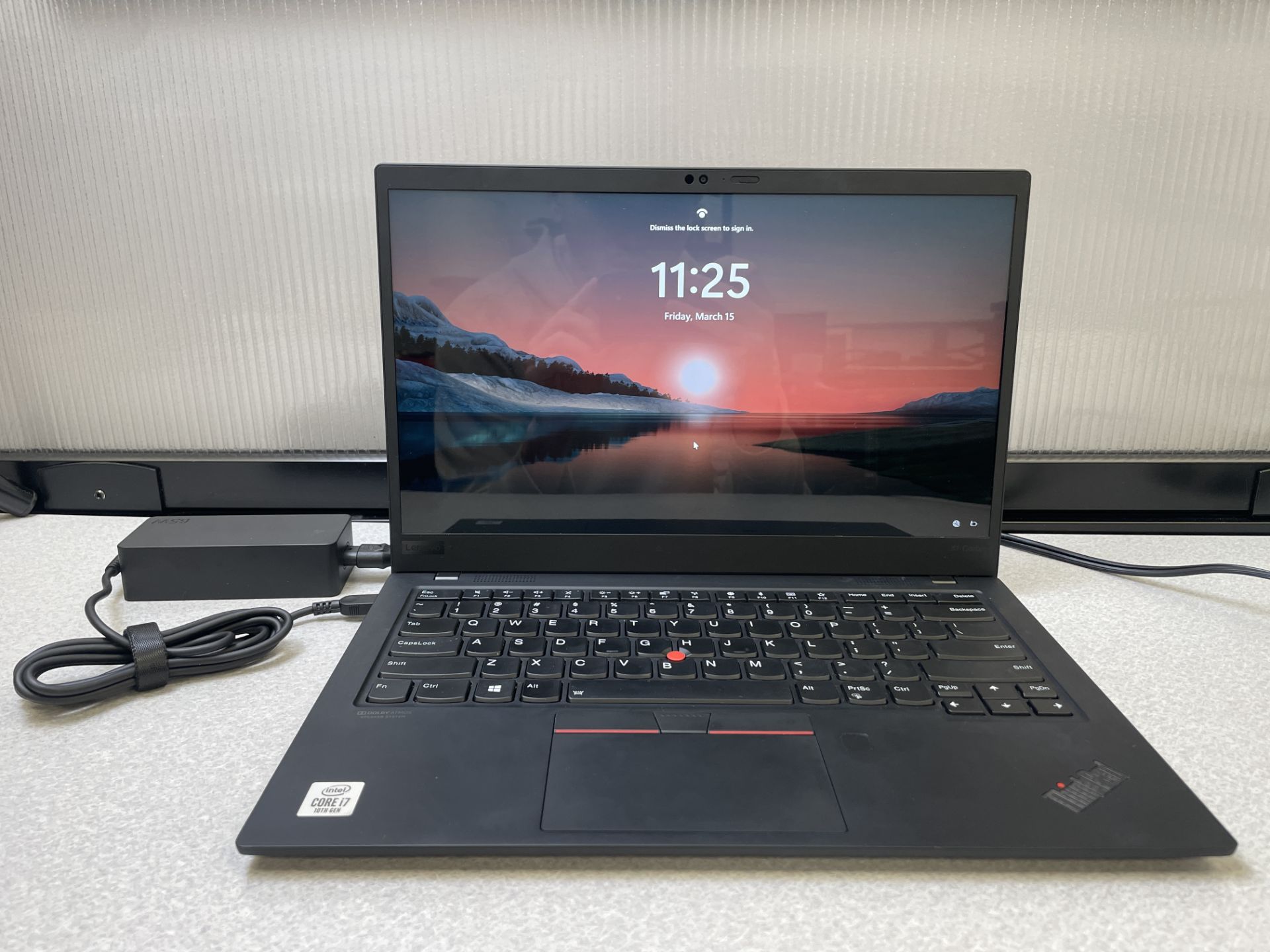 Lenovo ThinkPad X1 Carbon Gen 7, Serial #: PF2AF8X1 Model #20R1CTO1WW 10th Generation Intel® Core i7 - Image 2 of 2