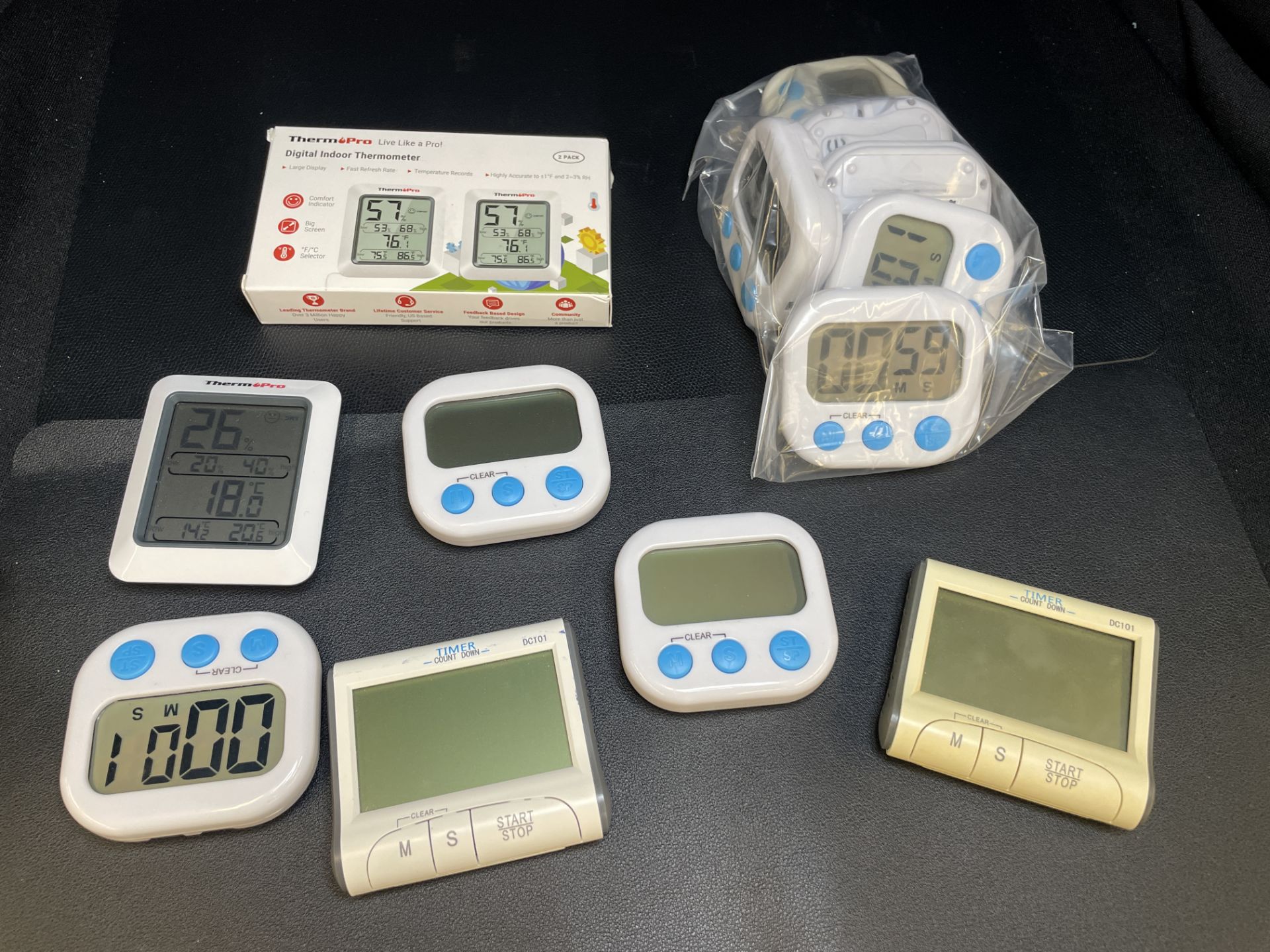 {LOT} Asst. Timers and Thermometers