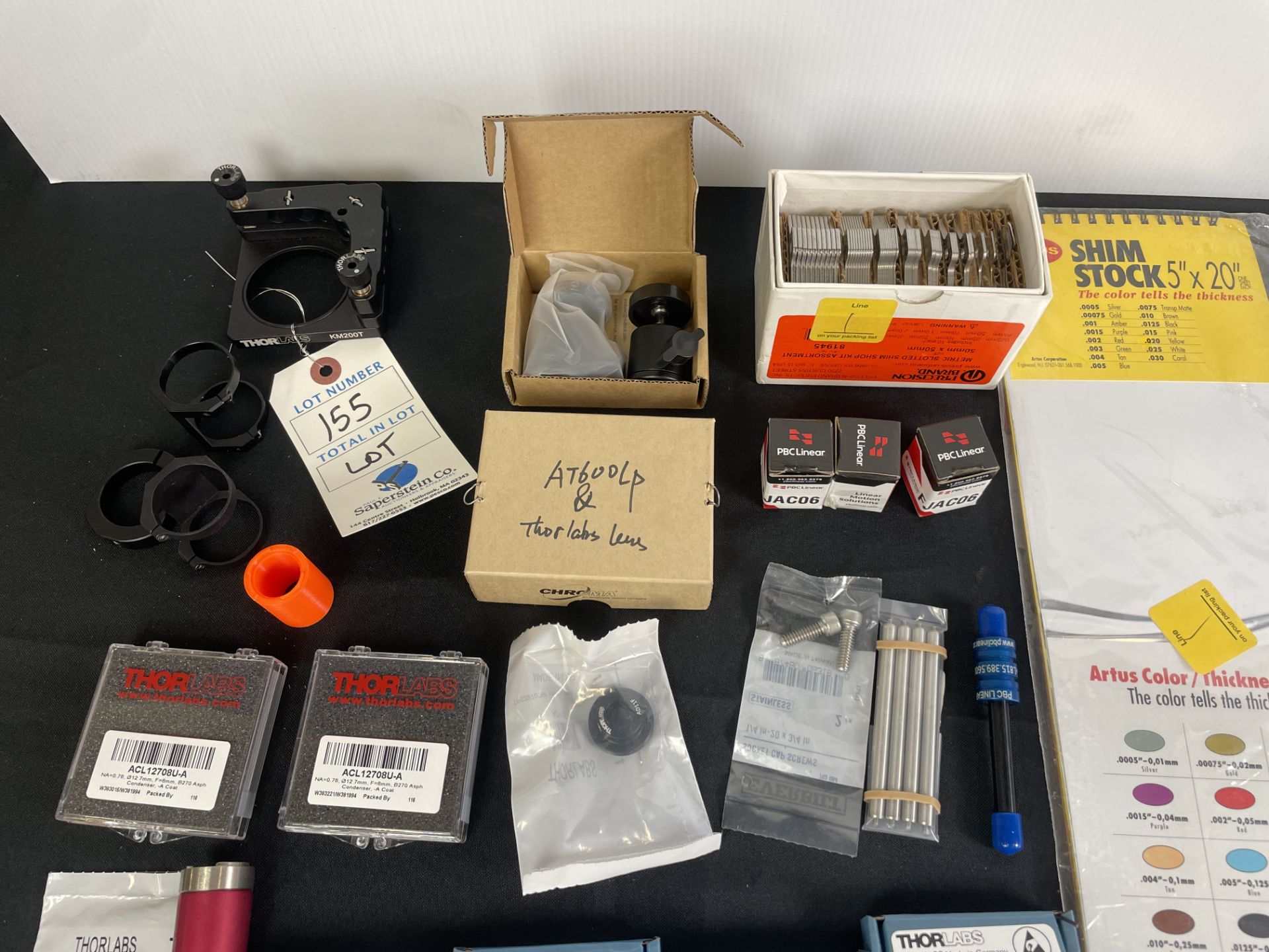 {LOT} Thor Lab & asst. Lenses, Holders & Asst. Accessories ( Inspection Urged ) - Image 6 of 9