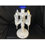 Eppendorf Pipette Carousel w/ 6 Research Plus Pipettes, 2.5uL 10uL, 20uL ,100uL, 200uL,1000uL