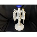 Eppendorf Pipette Carousel w/ 6 Research Plus Pipettes, 2.5uL 10uL, 20uL ,100uL, 200uL,1000uL