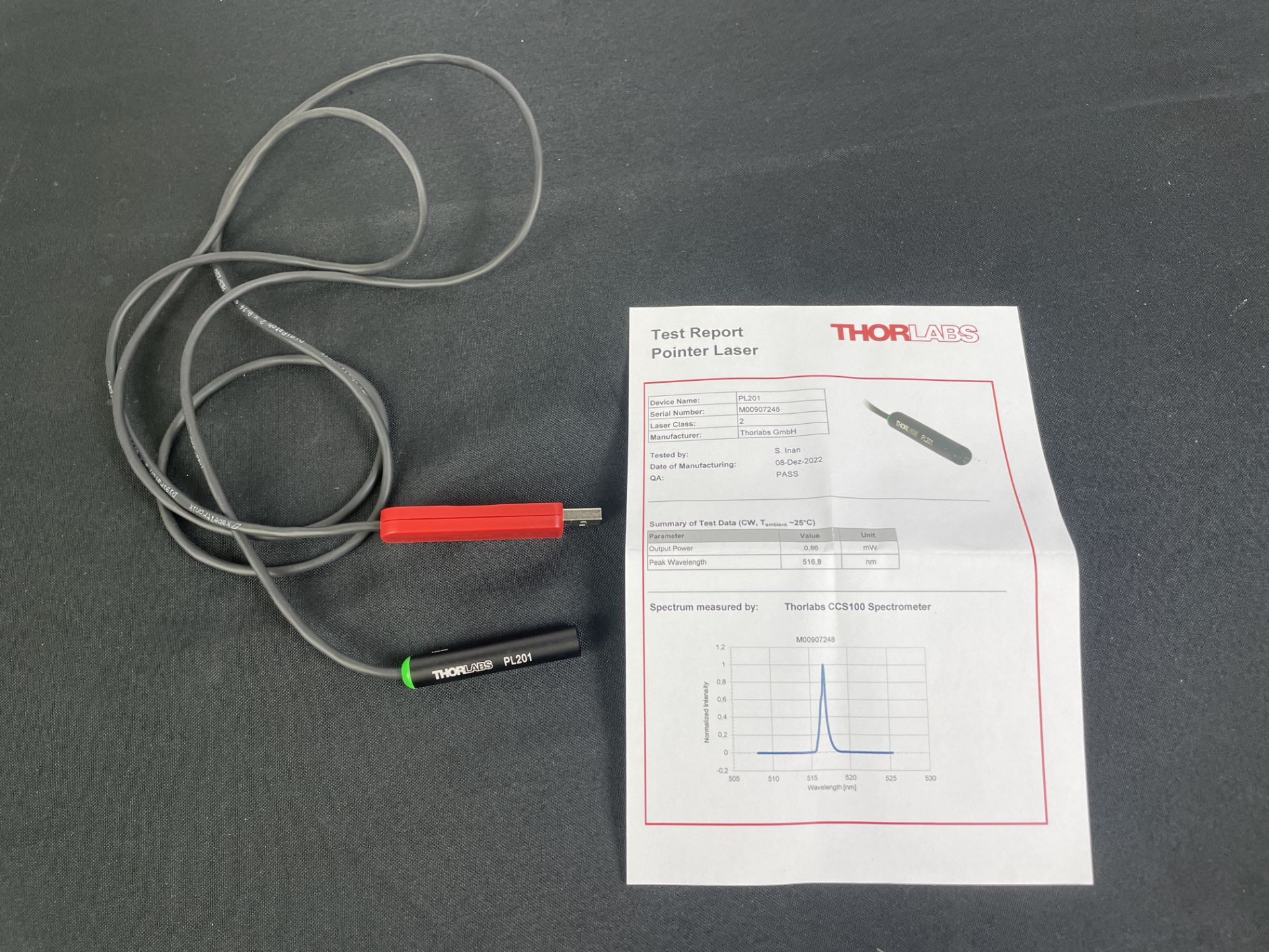 Thor Labs #PL201 Pointer Laser - Image 2 of 7