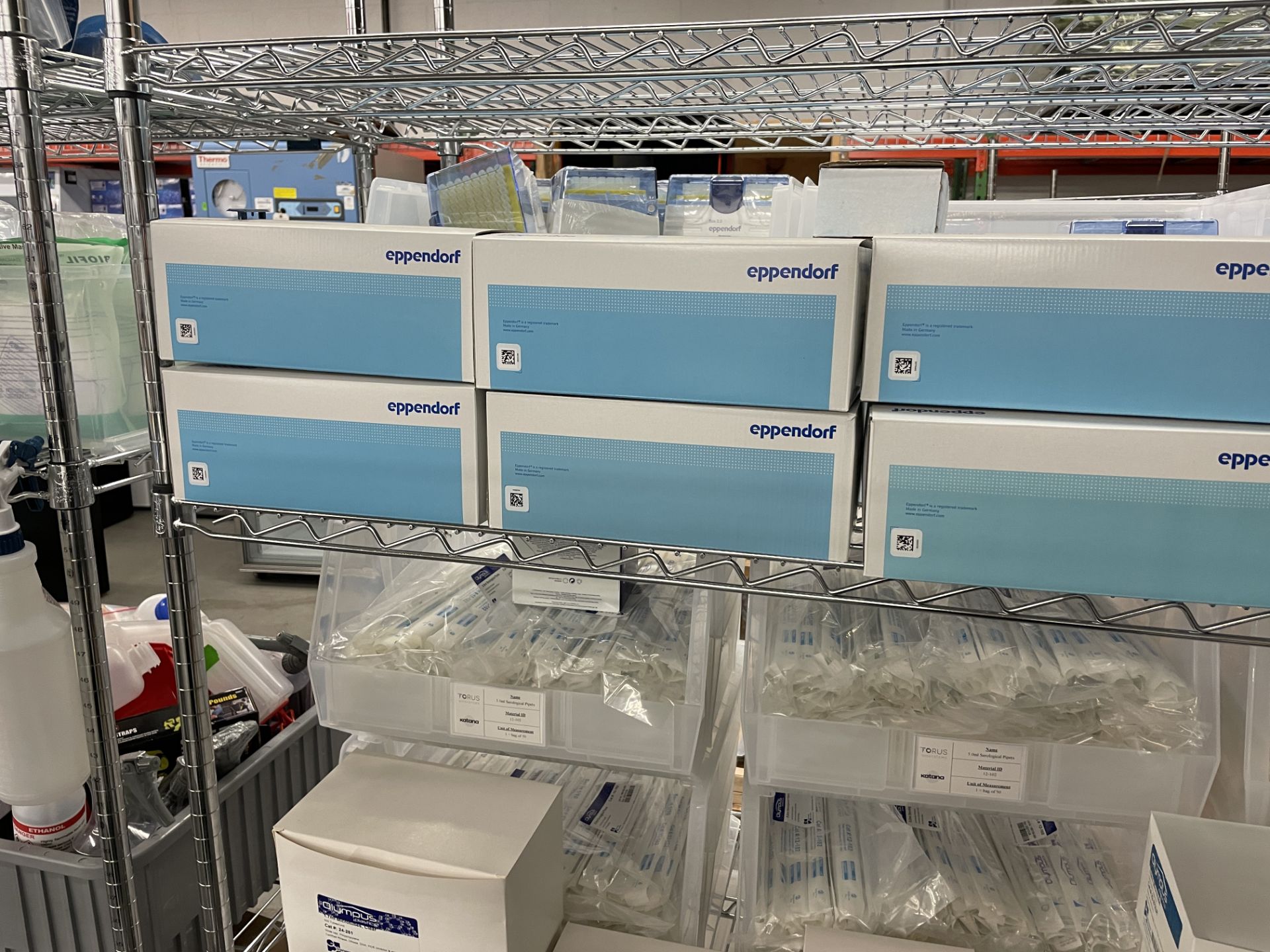 {LOT} Asst Lab Consumables on 1 Section of Erecta Shelving (Shelving Not Included) - Image 6 of 12