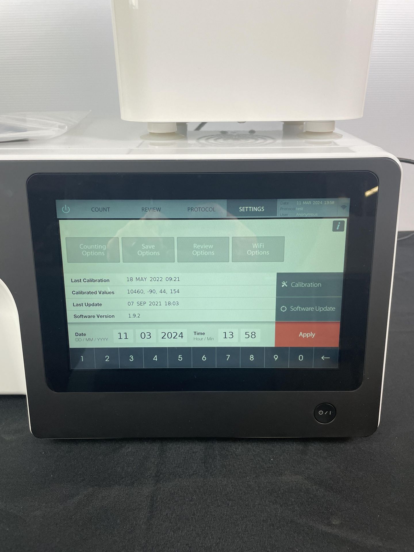 2021 Logos Biosystems QUANTOM Tx Microbial Cell Counter 12V DC, 3.3Amp S/N: QTX-02-00013 w/Quantom - Image 2 of 19