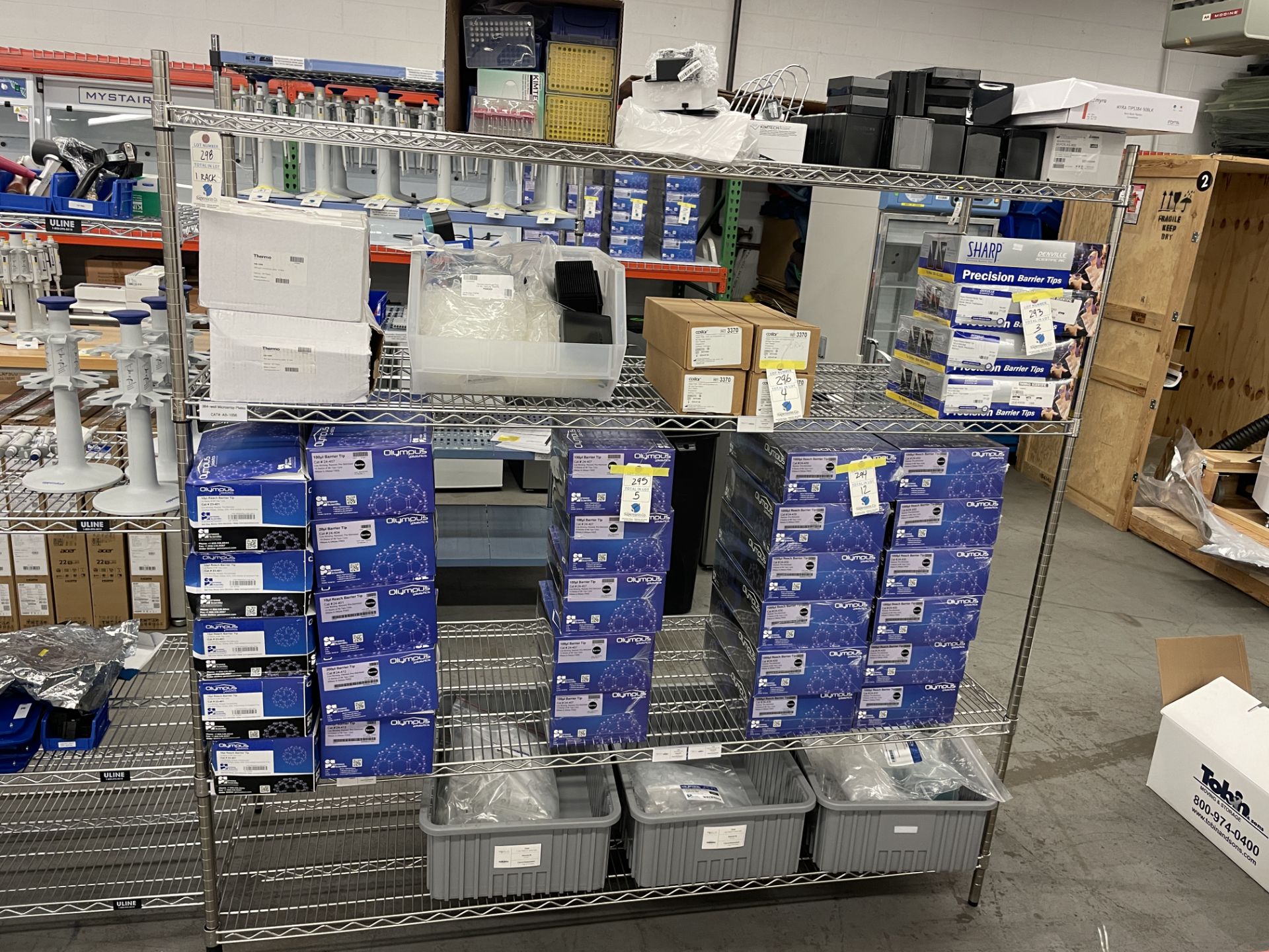 {LOT} Balance On Rack Asst. Lab Consumables - Image 15 of 16