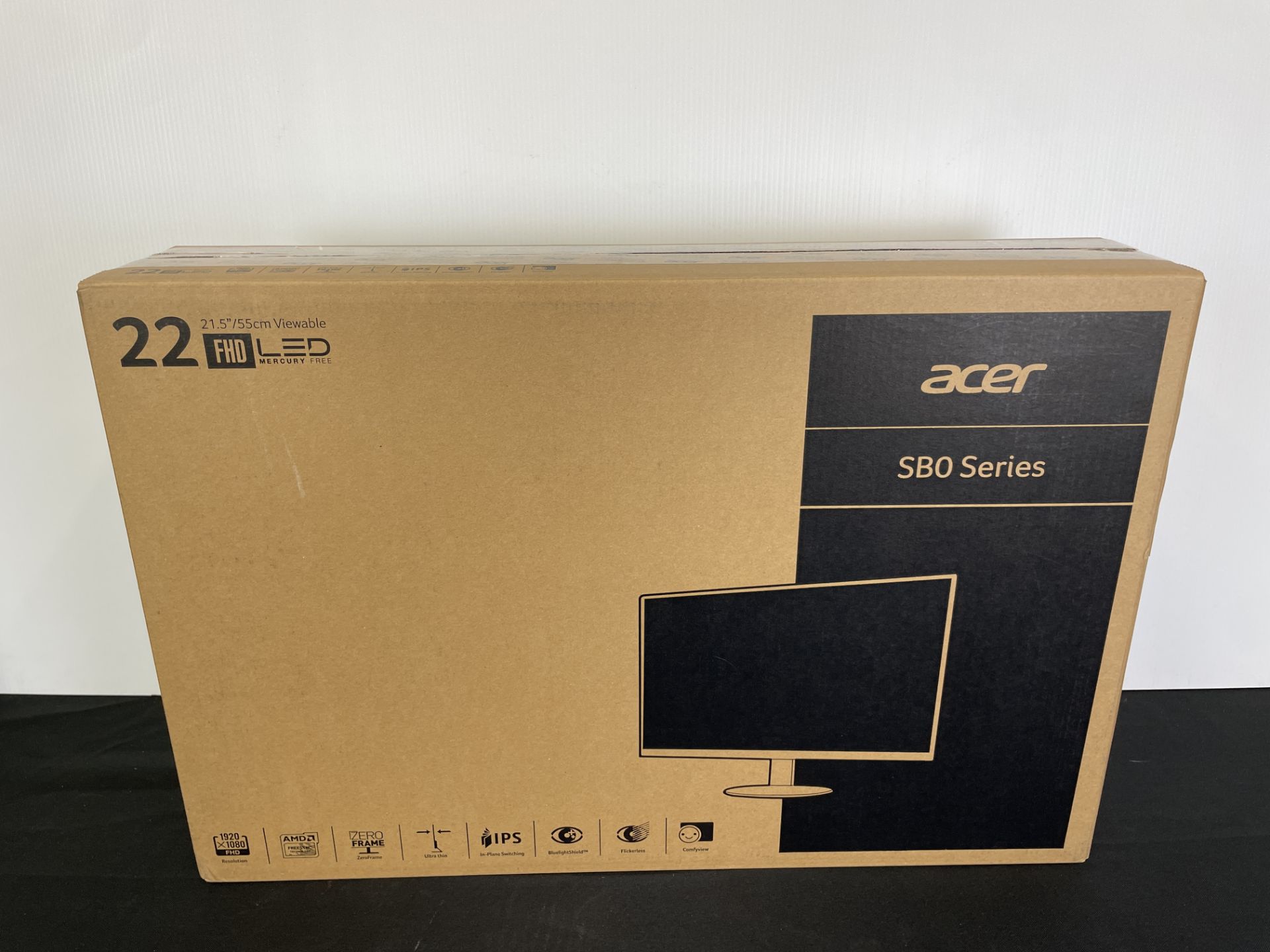 (12) NIB Matching Acer 22" Flat Panel Monitors