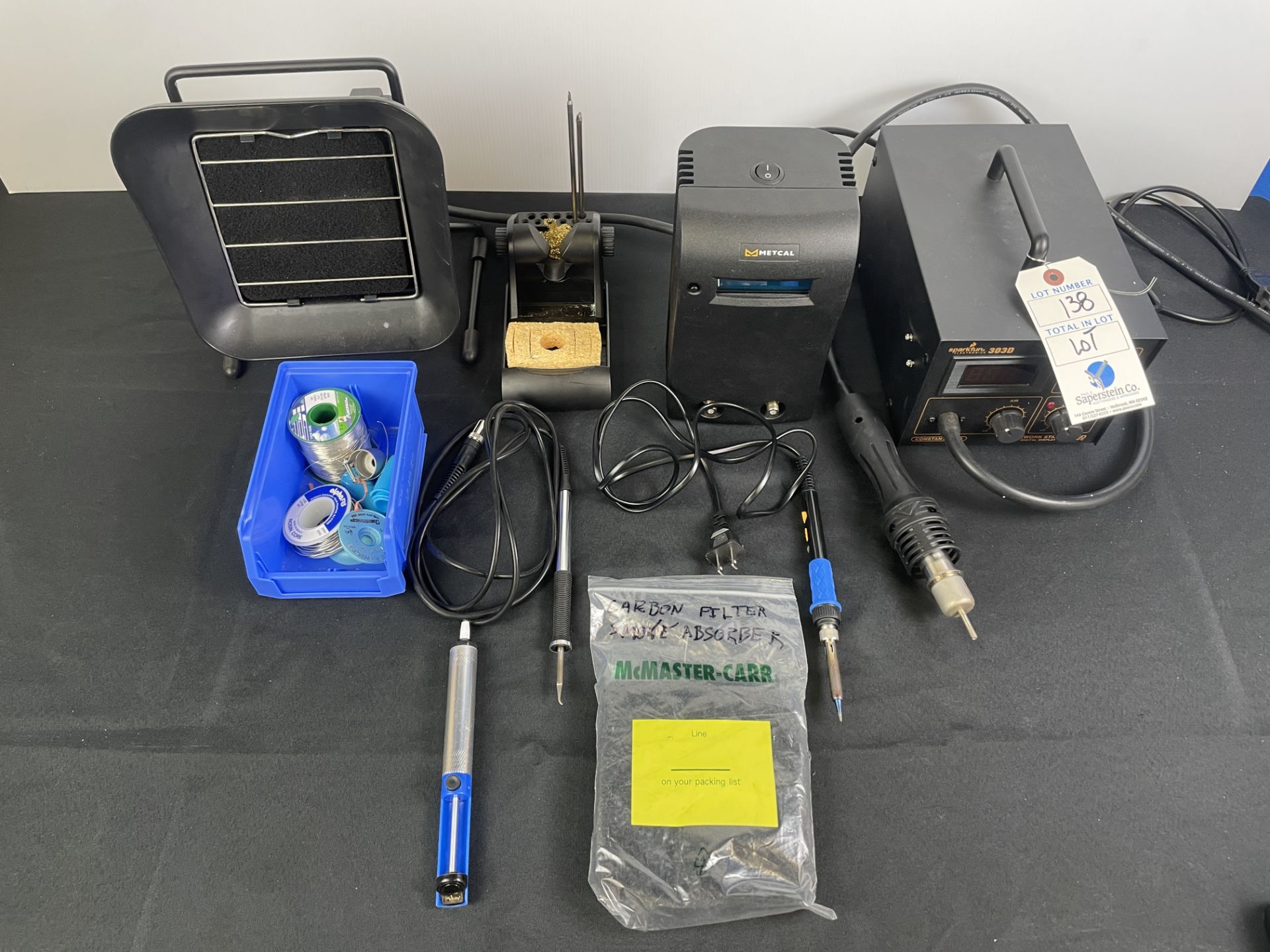 {LOT} Metcal & Sparkfun Soldering Stations w/Ventfan