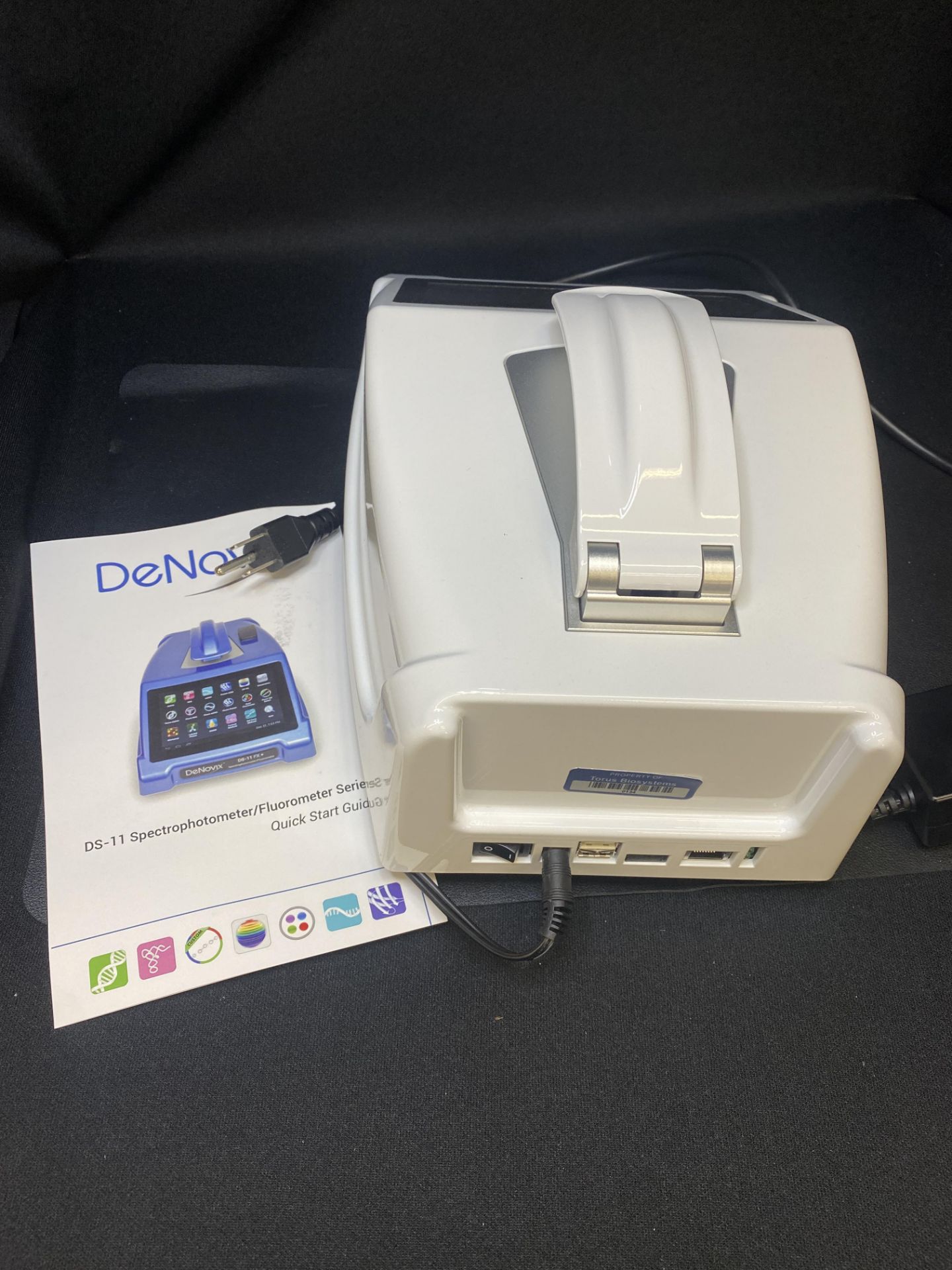 Denovix #DS11 Digital Spectrophotomer, 12VDC S/N: S08736 w/Cord - Image 3 of 3